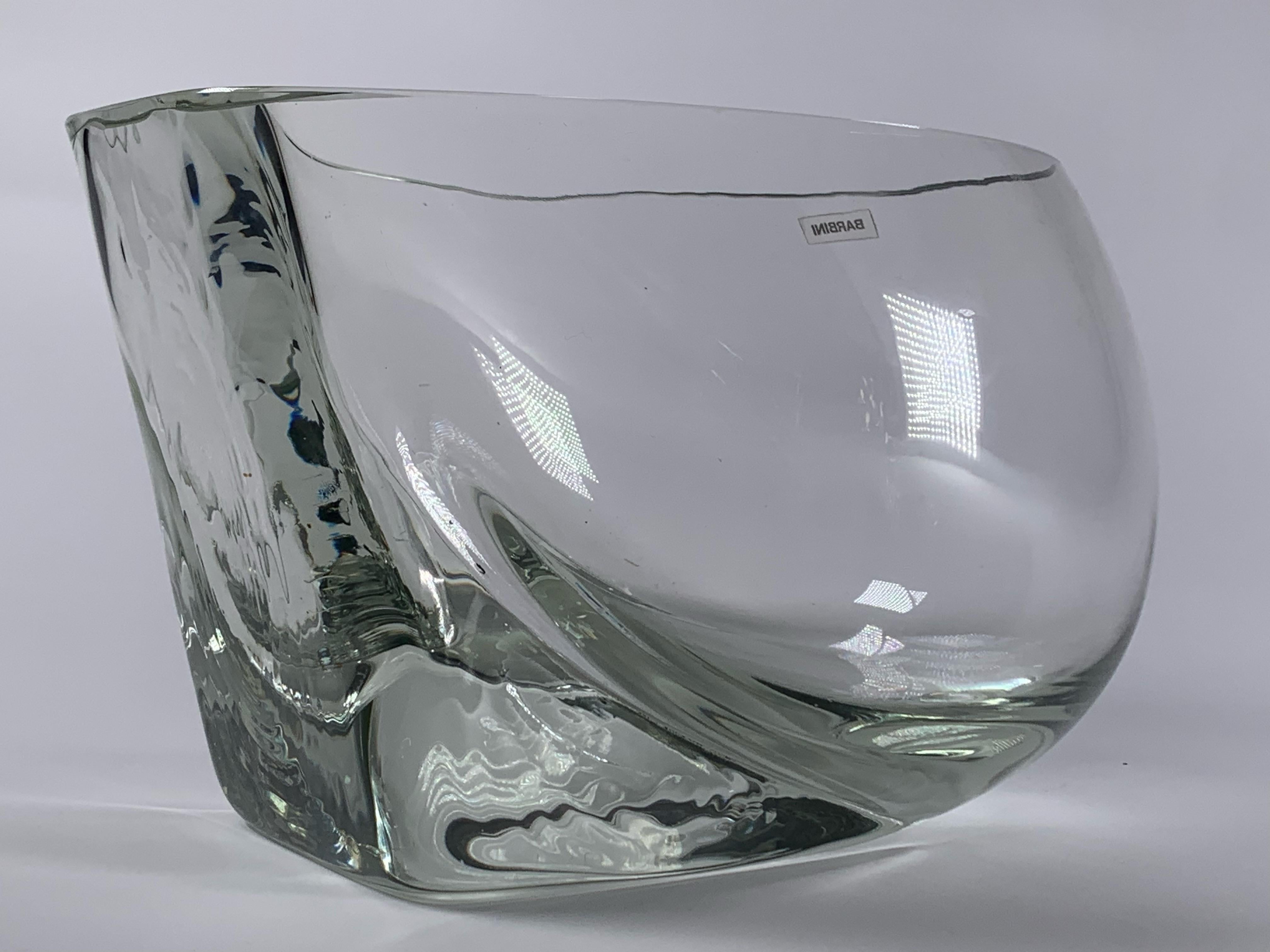 Vase aus italienischem Muranoglas von Alfredo Barbini im Angebot 2