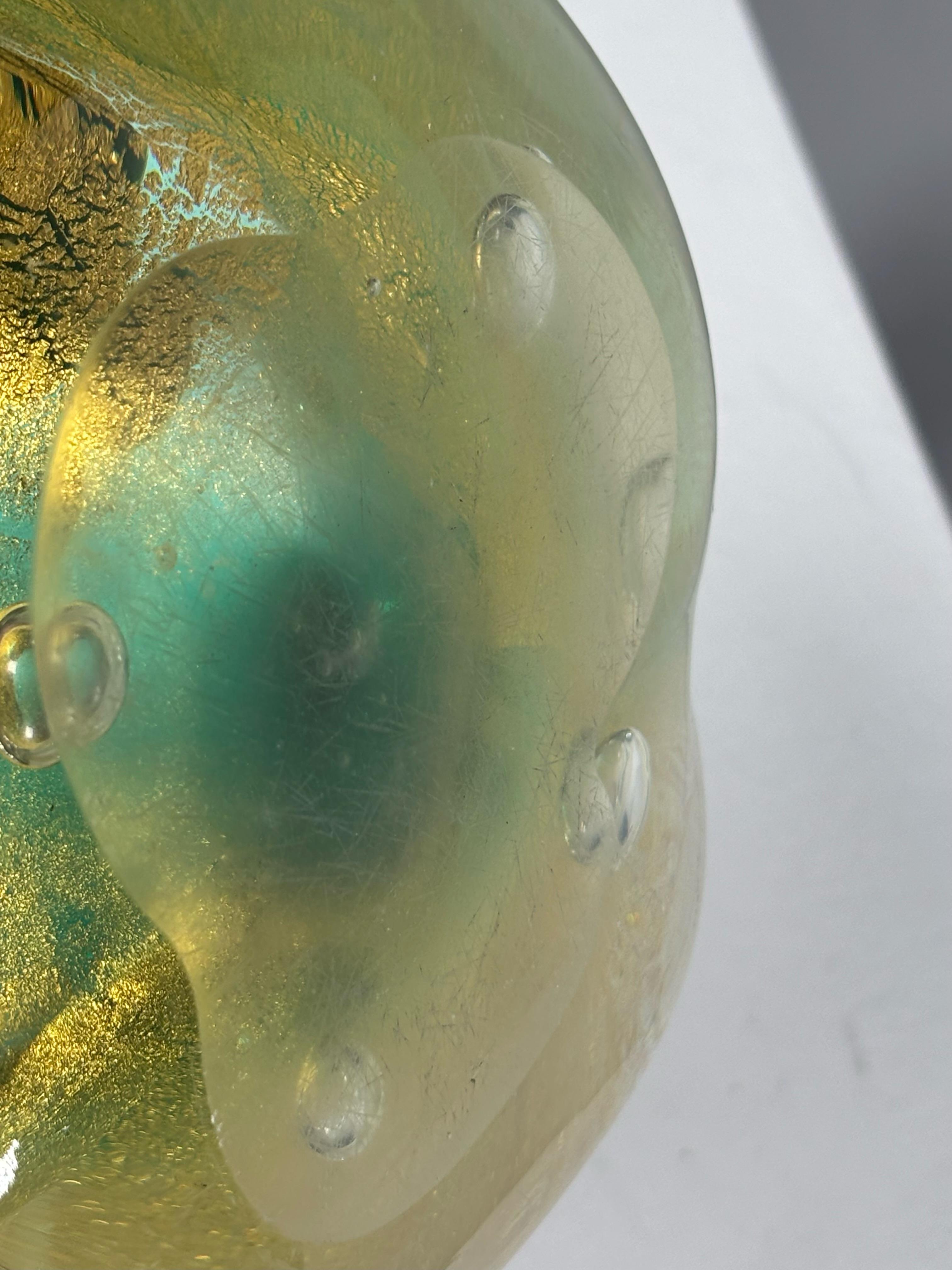 Moderno Vaso in vetro di Murano di Alfredo Barbini per V.A.M.S.A. in vendita