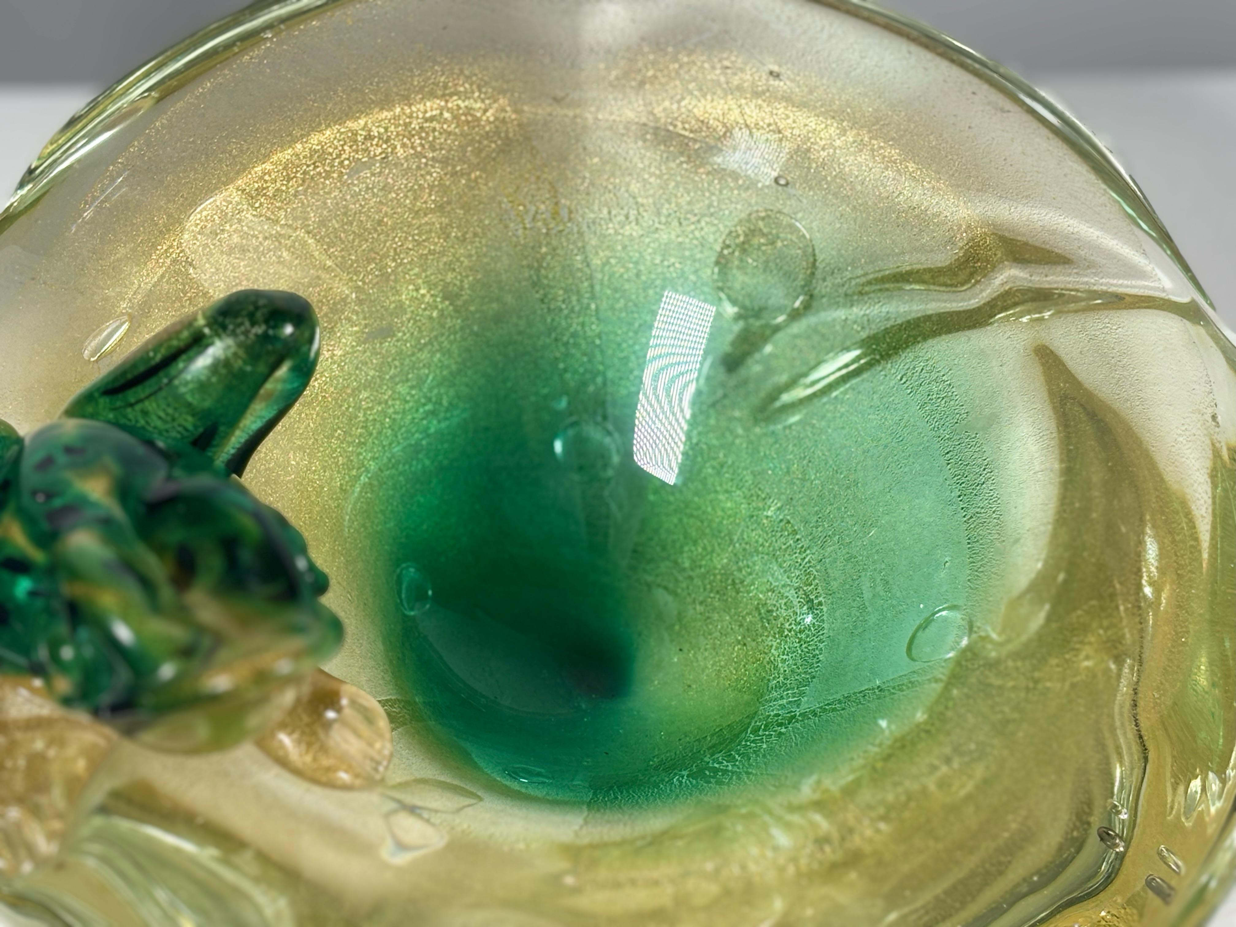 Italiano Vaso in vetro di Murano di Alfredo Barbini per V.A.M.S.A. in vendita