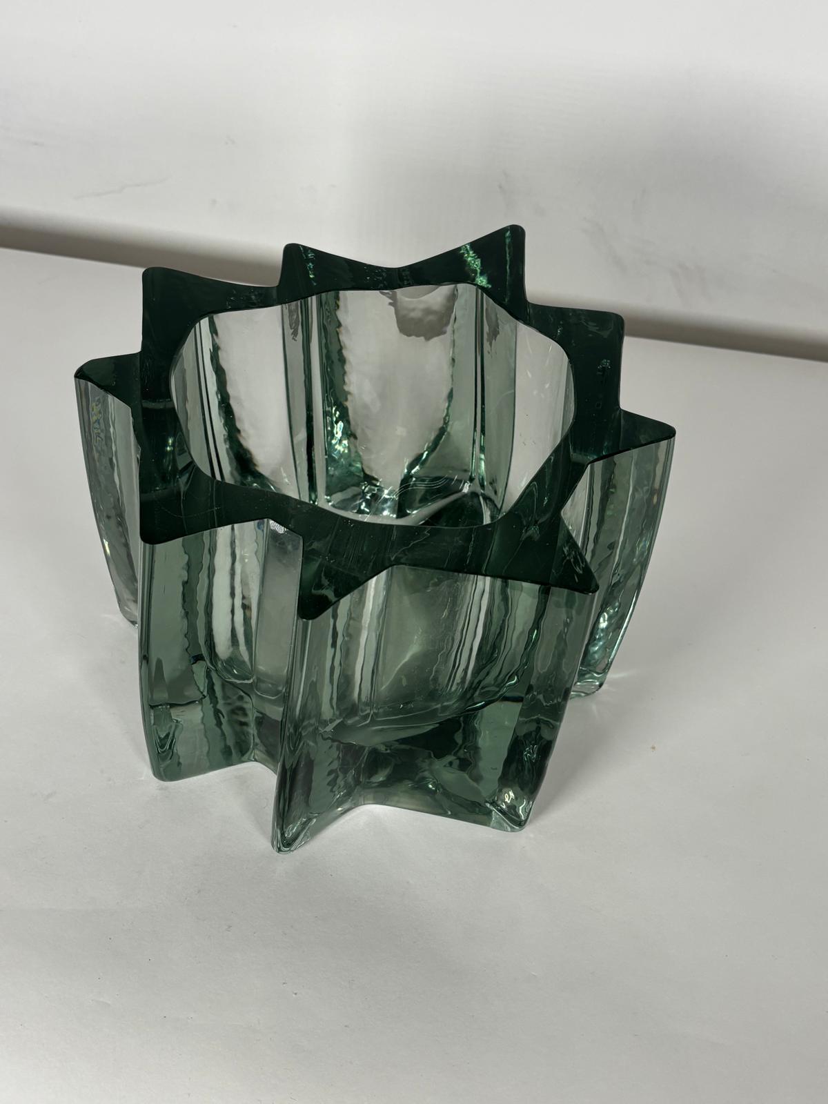 Italian Murano Glass Vase by Angelo Mangiarotti for Vistosi For Sale 6