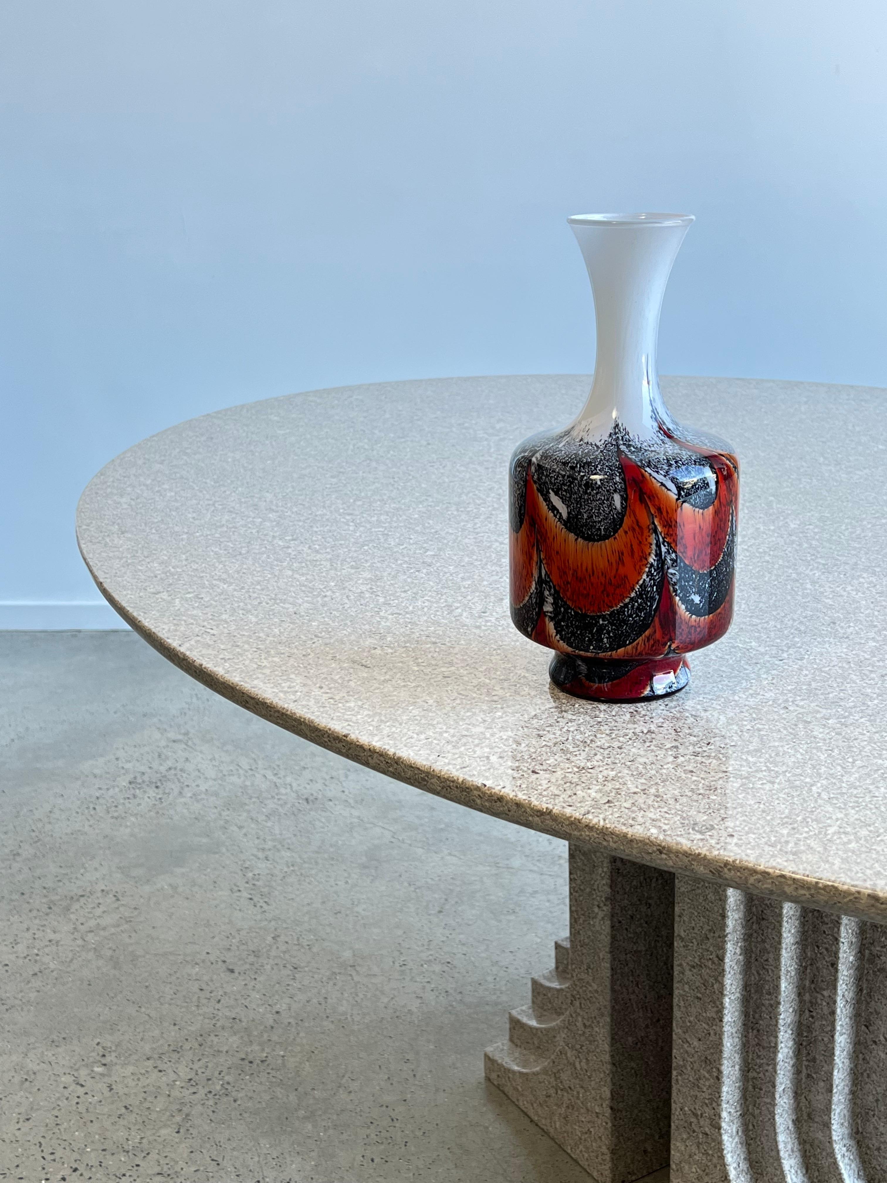 Vase italien en verre de Murano par Carlo Moretti en vente 2