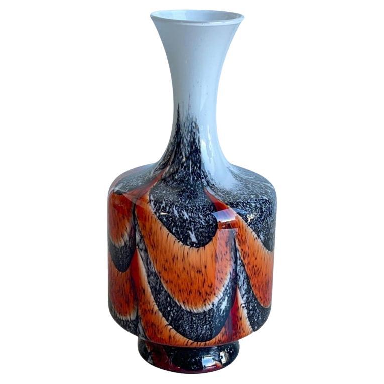 Italian Murano Glass Vase by Carlo Moretti