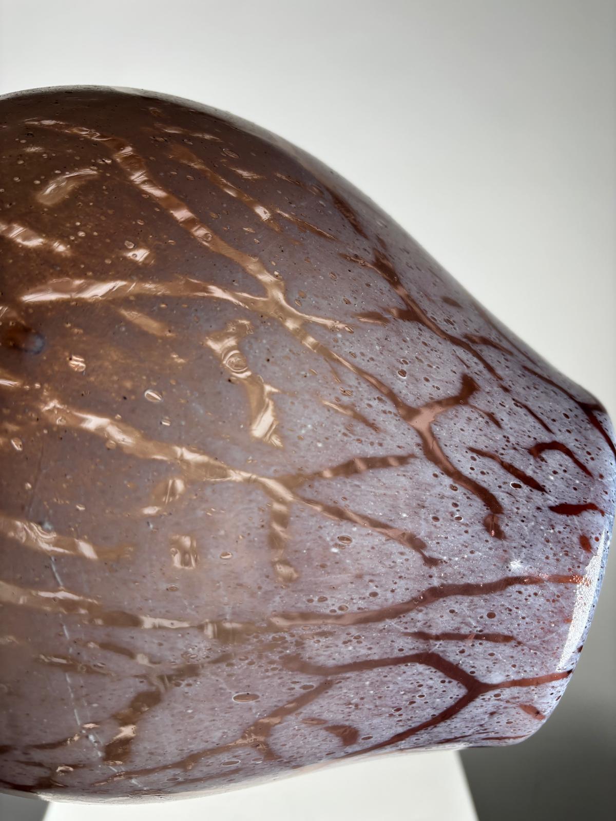 Vetro di Murano Vaso italiano in vetro di Murano di Fratelli Toso in vendita