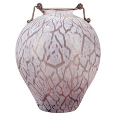 Italian Murano Glass Vase by Fratelli Toso