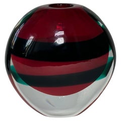 Vase aus italienischem Muranoglas von Luciano Gaspari für Salviati