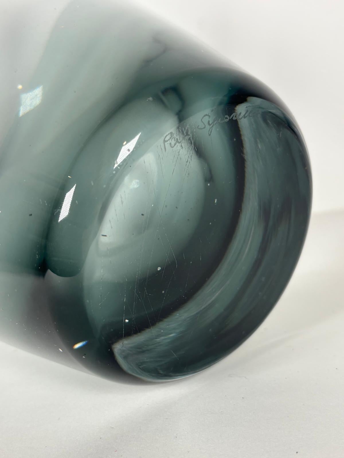 Vaso in vetro di Murano di Pino Signoretto in vendita 4