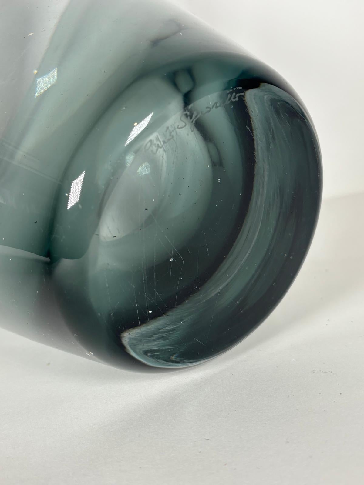 Vaso in vetro di Murano di Pino Signoretto in vendita 1