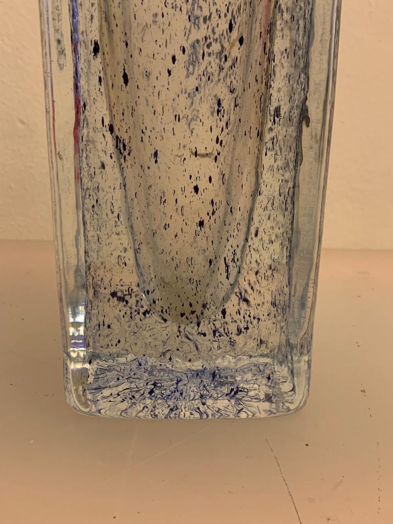 Modern Italian Murano Glass Vase by Seguso Vetri D'arte For Sale