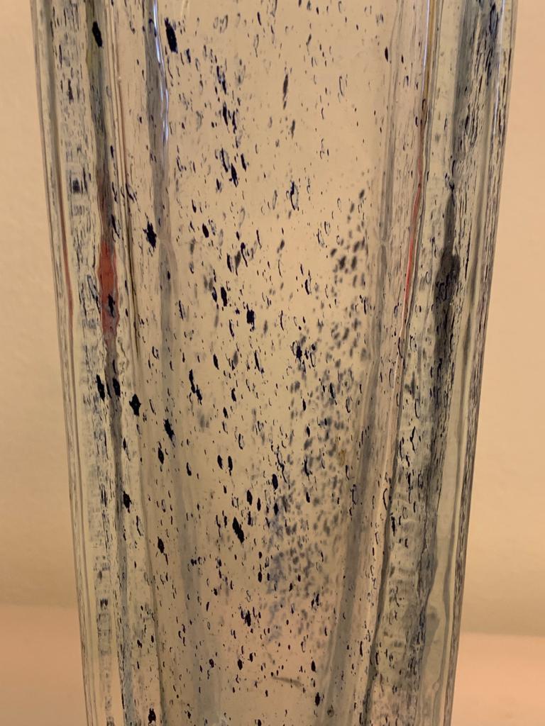 Italian Murano Glass Vase by Seguso Vetri D'arte For Sale 1