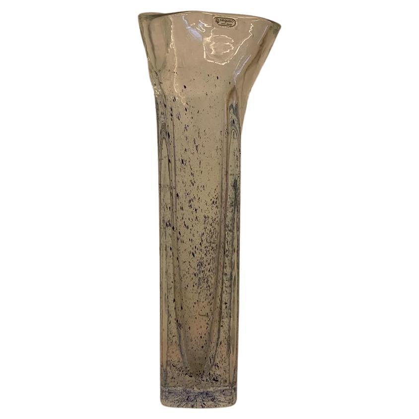 Italian Murano Glass Vase by Seguso Vetri D'arte For Sale