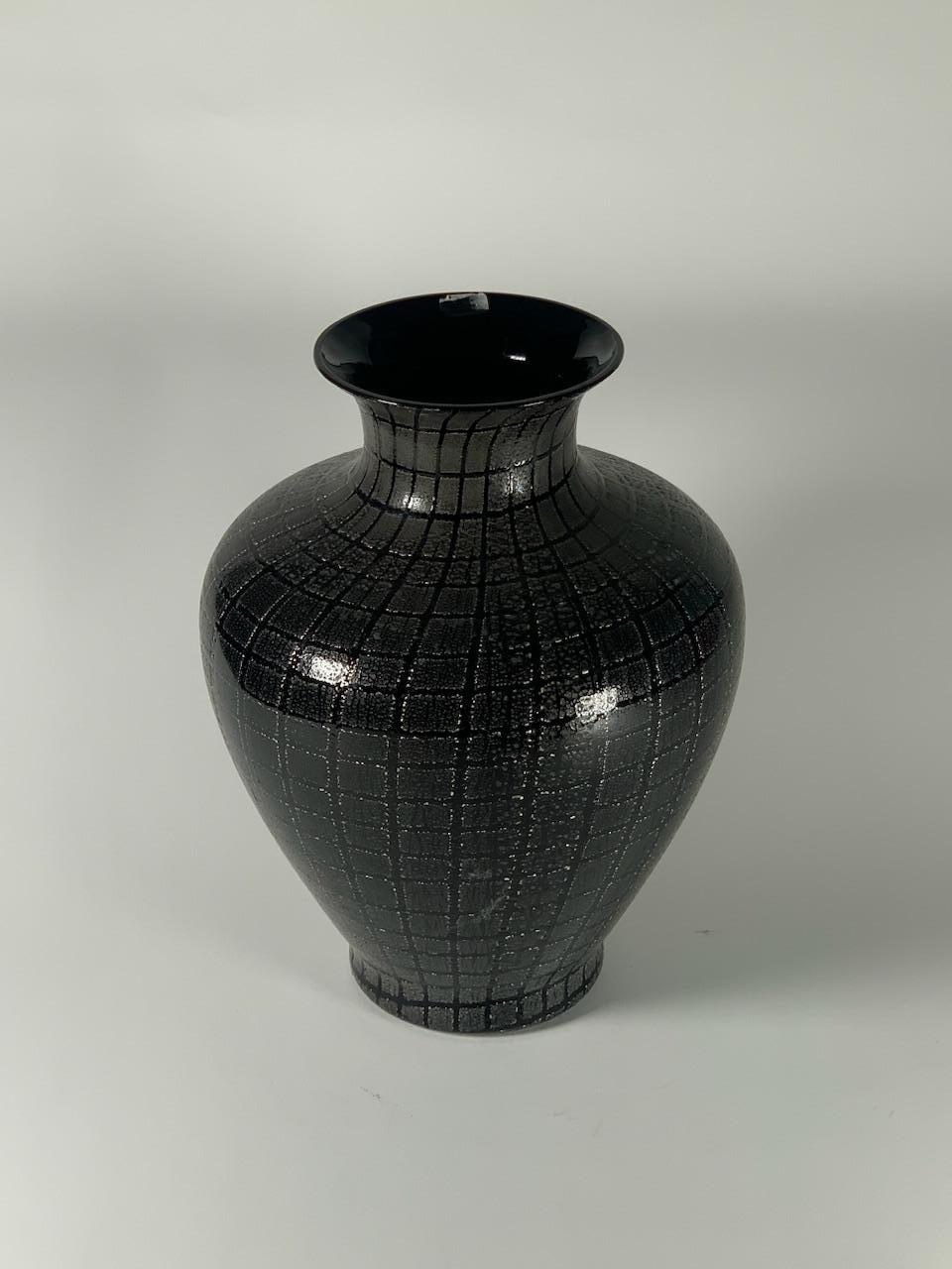 Moderne Vase italien en verre de Murano par VeArt en vente