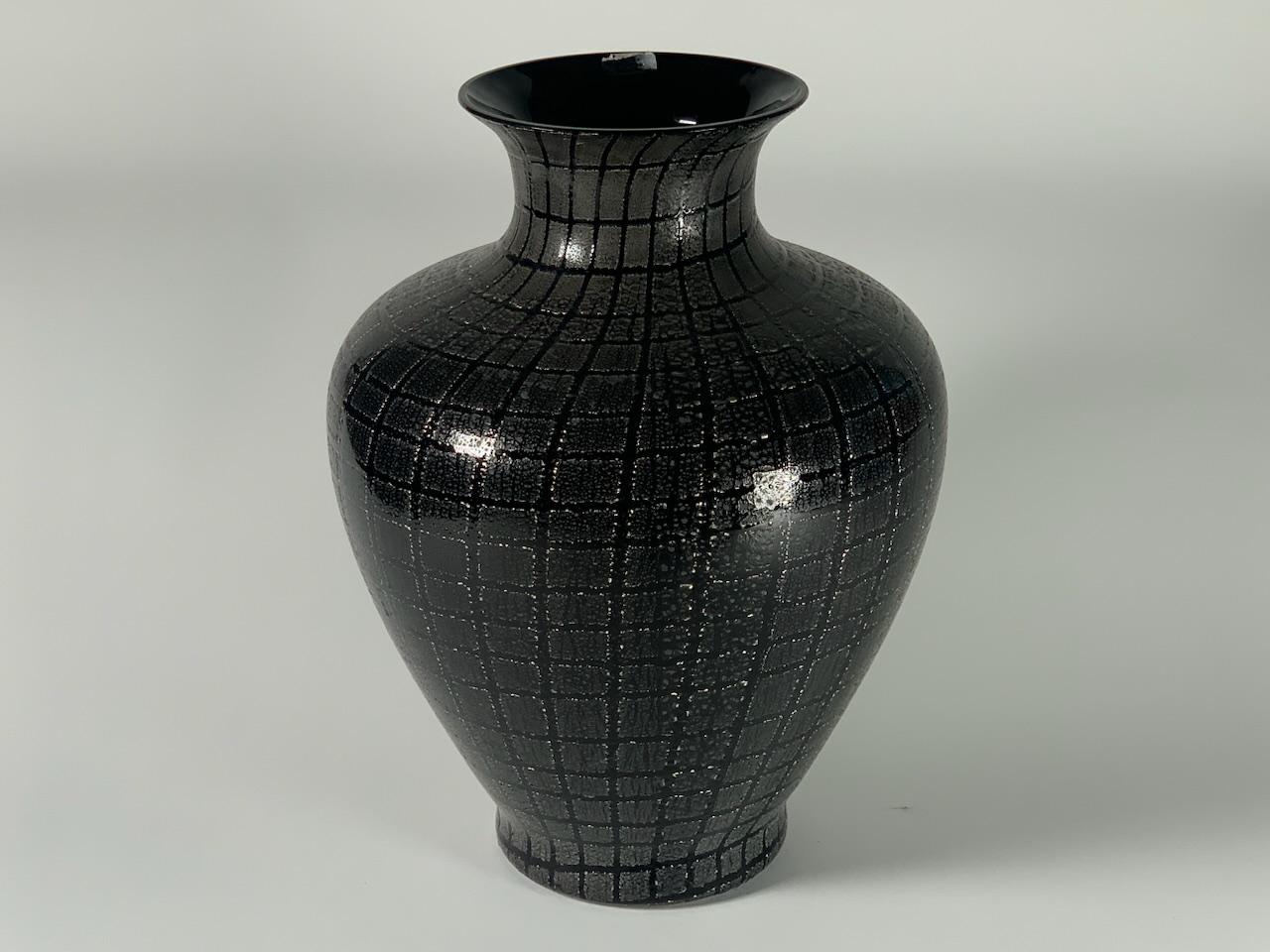 Fin du 20e siècle Vase italien en verre de Murano par VeArt en vente