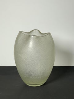 Vase aus italienischem Murano-Glas Serie Corrosi von Flavio Poli für Seguso Vetri d'Arte