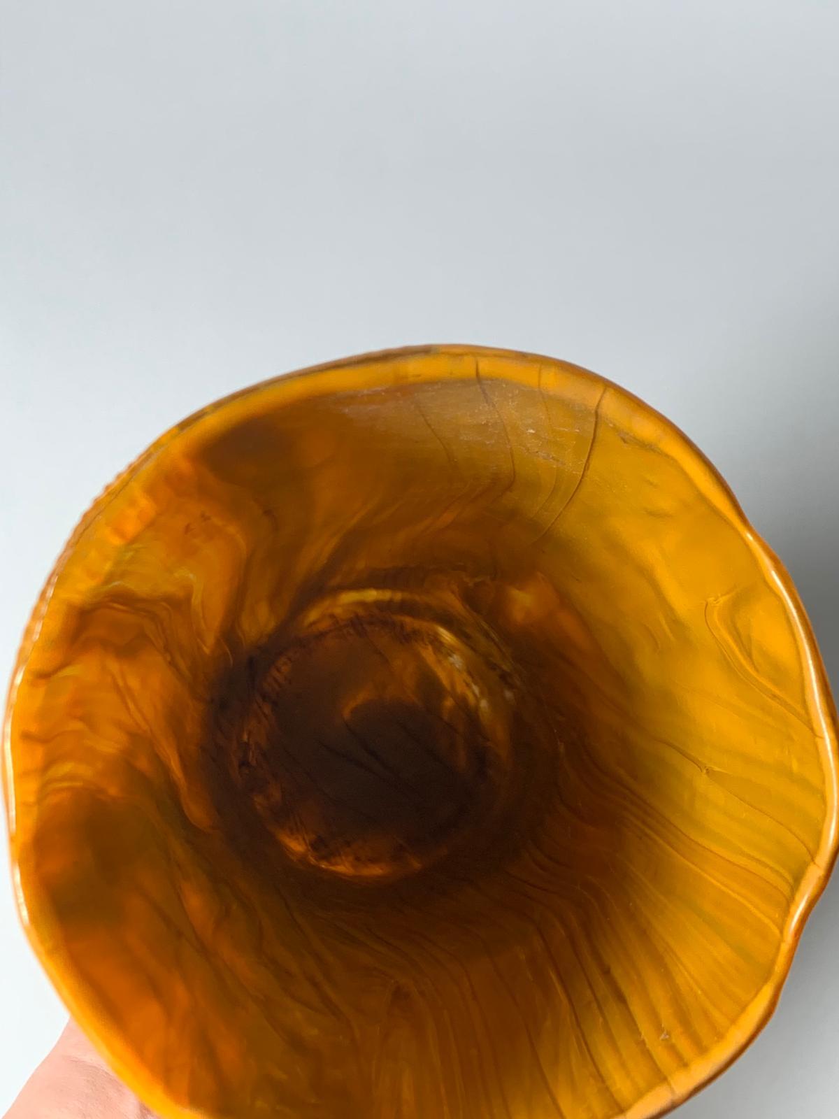 Italian Murano Glass Vase Corteccia Model by Venini For Sale 5