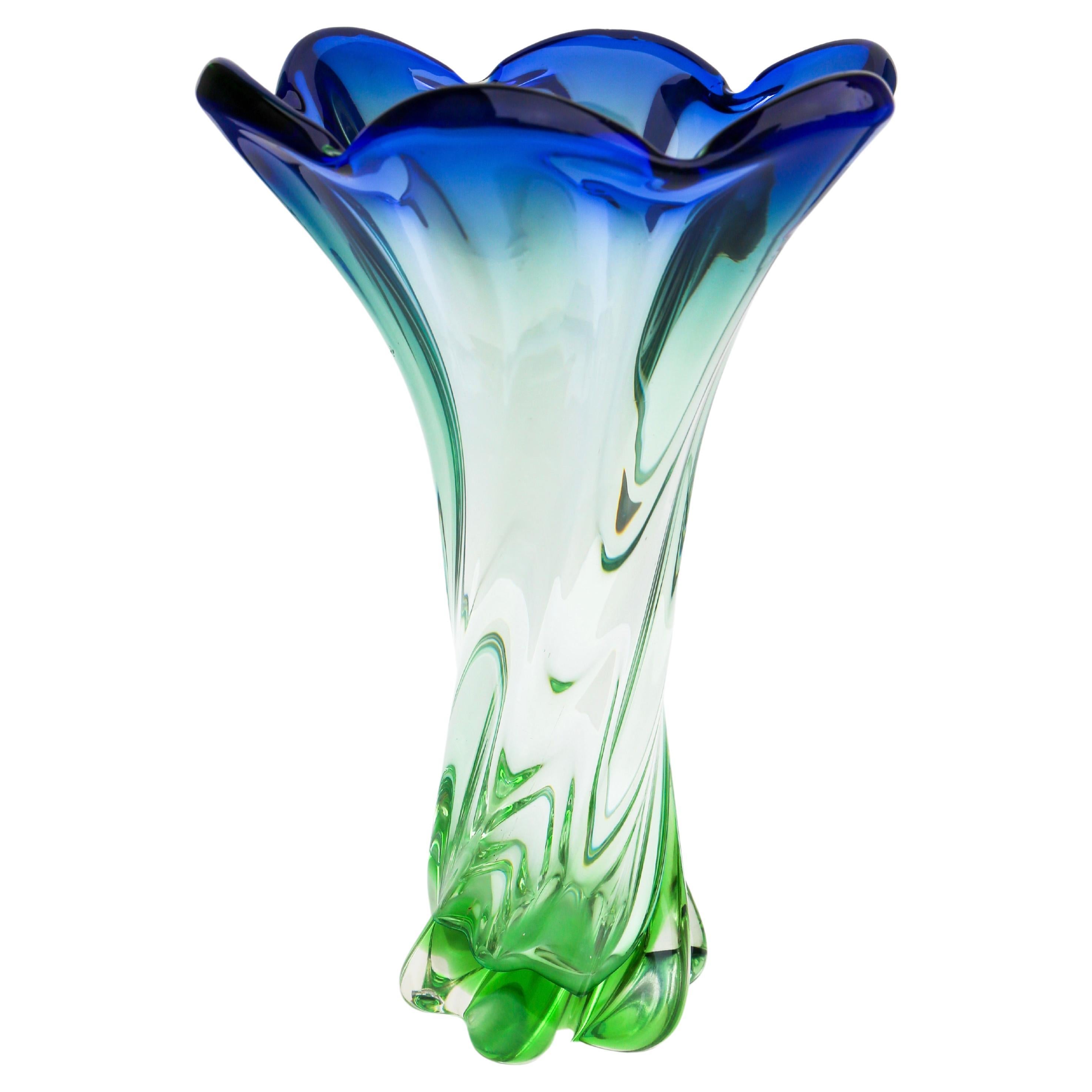 Vase en verre italien de Murano