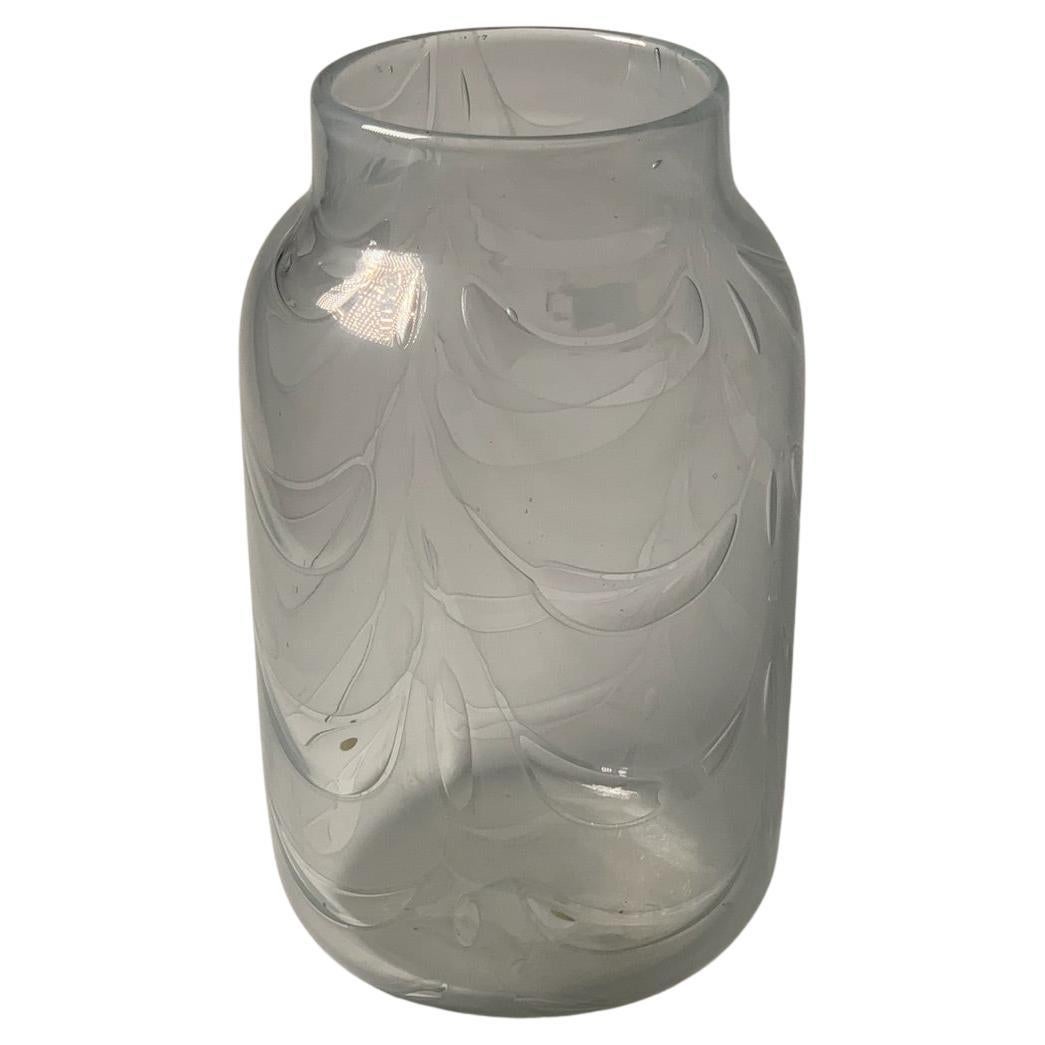 Vase aus italienischem Murano-Glas Modell Graffito von Ercole Barovier für Barovier&Toso
