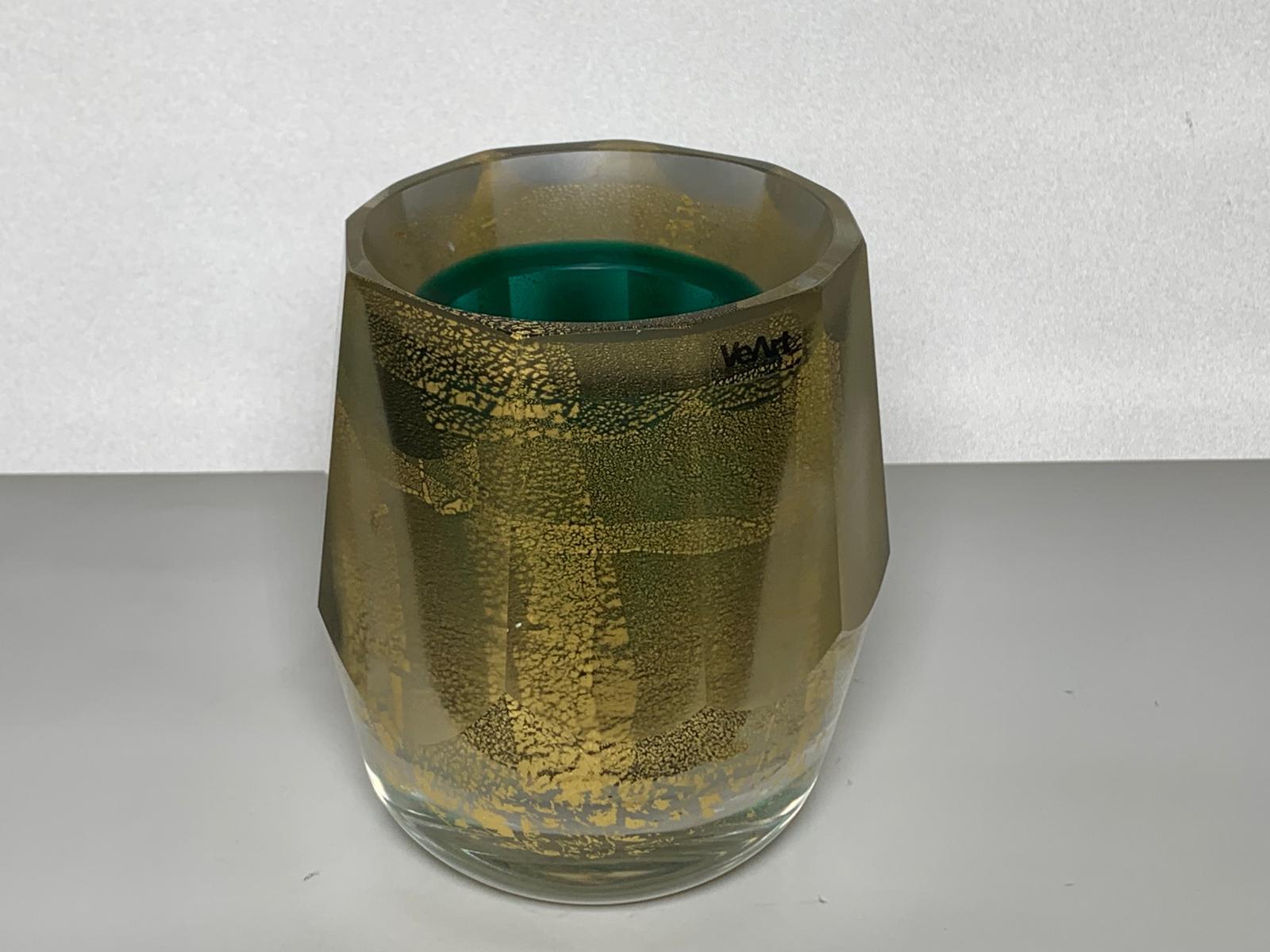 Modern Italian Murano Glass Vase I Molati Series by Afra and Tobia Scarpa for VeArt For Sale