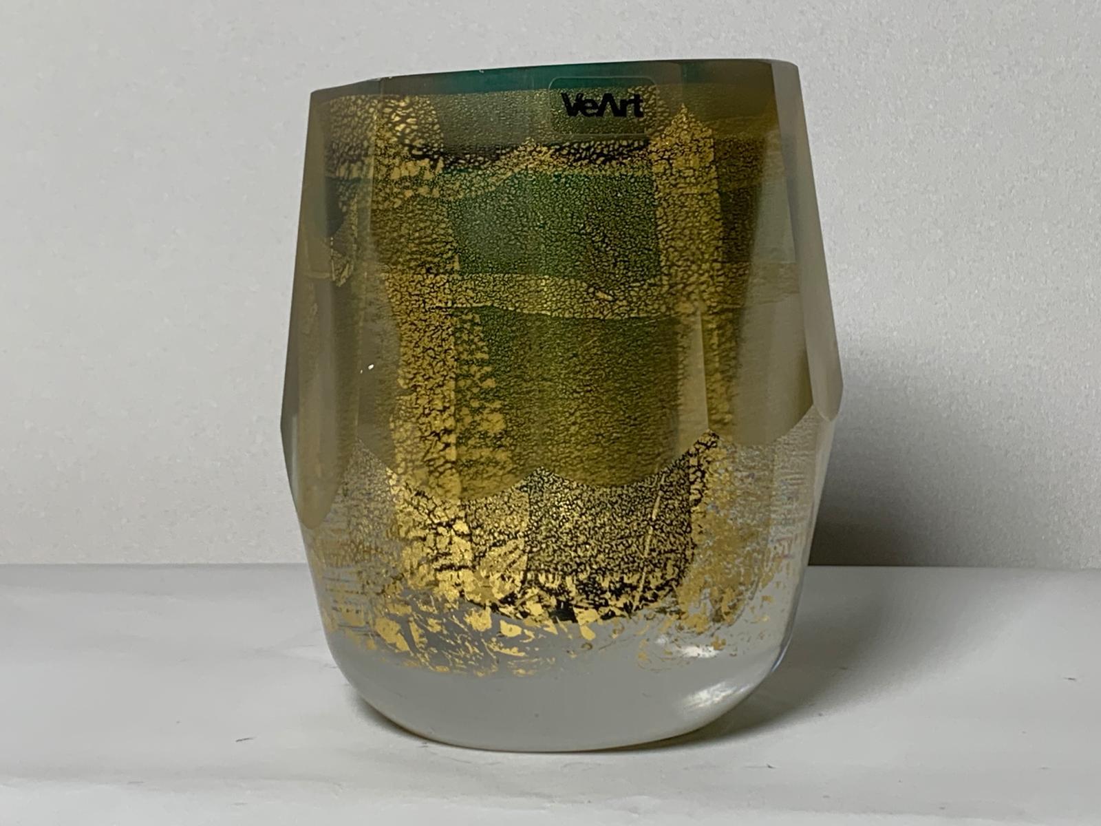 Late 20th Century Italian Murano Glass Vase I Molati Series by Afra and Tobia Scarpa for VeArt For Sale