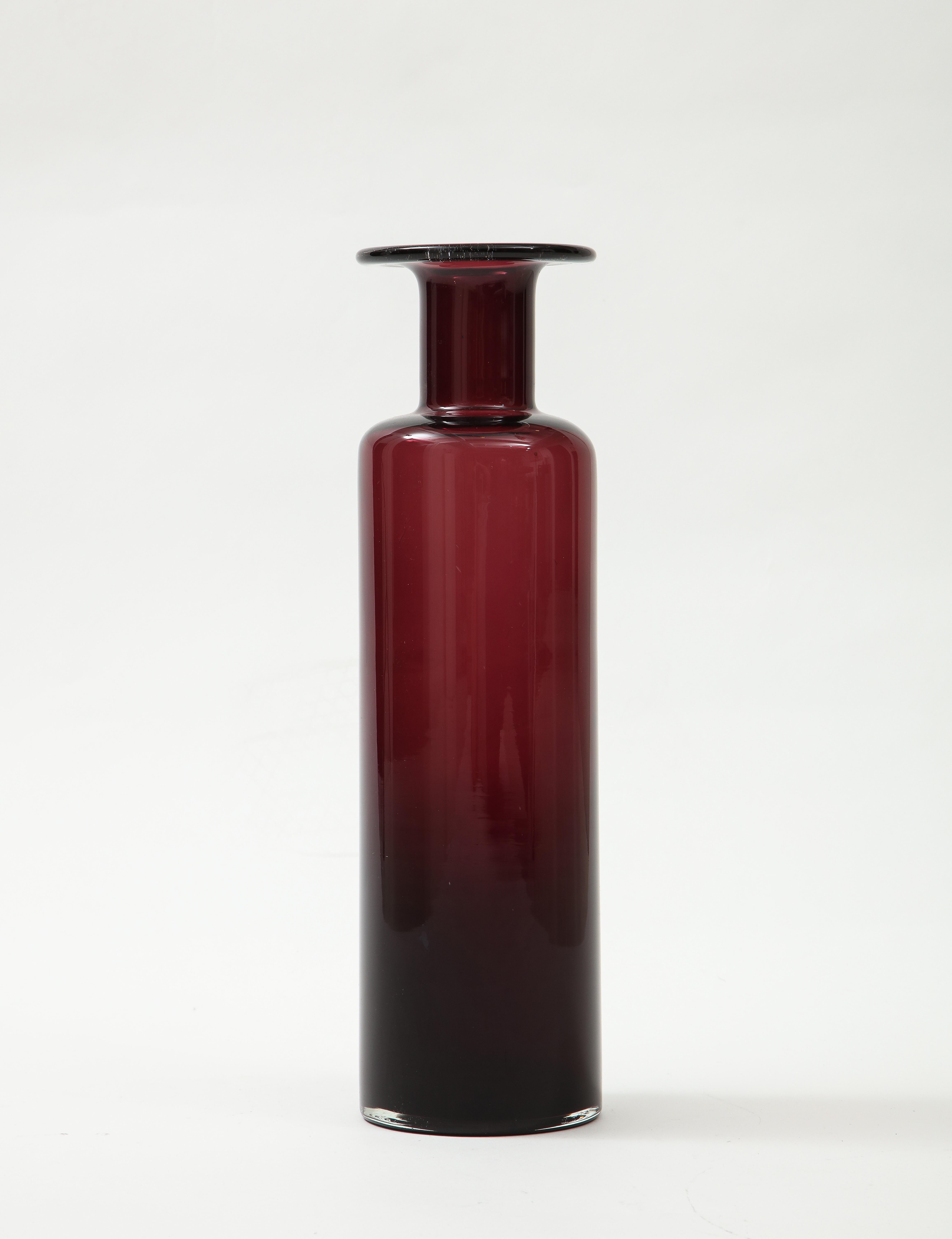 Contemporary Murano Style Glass Vase, c. 2000
