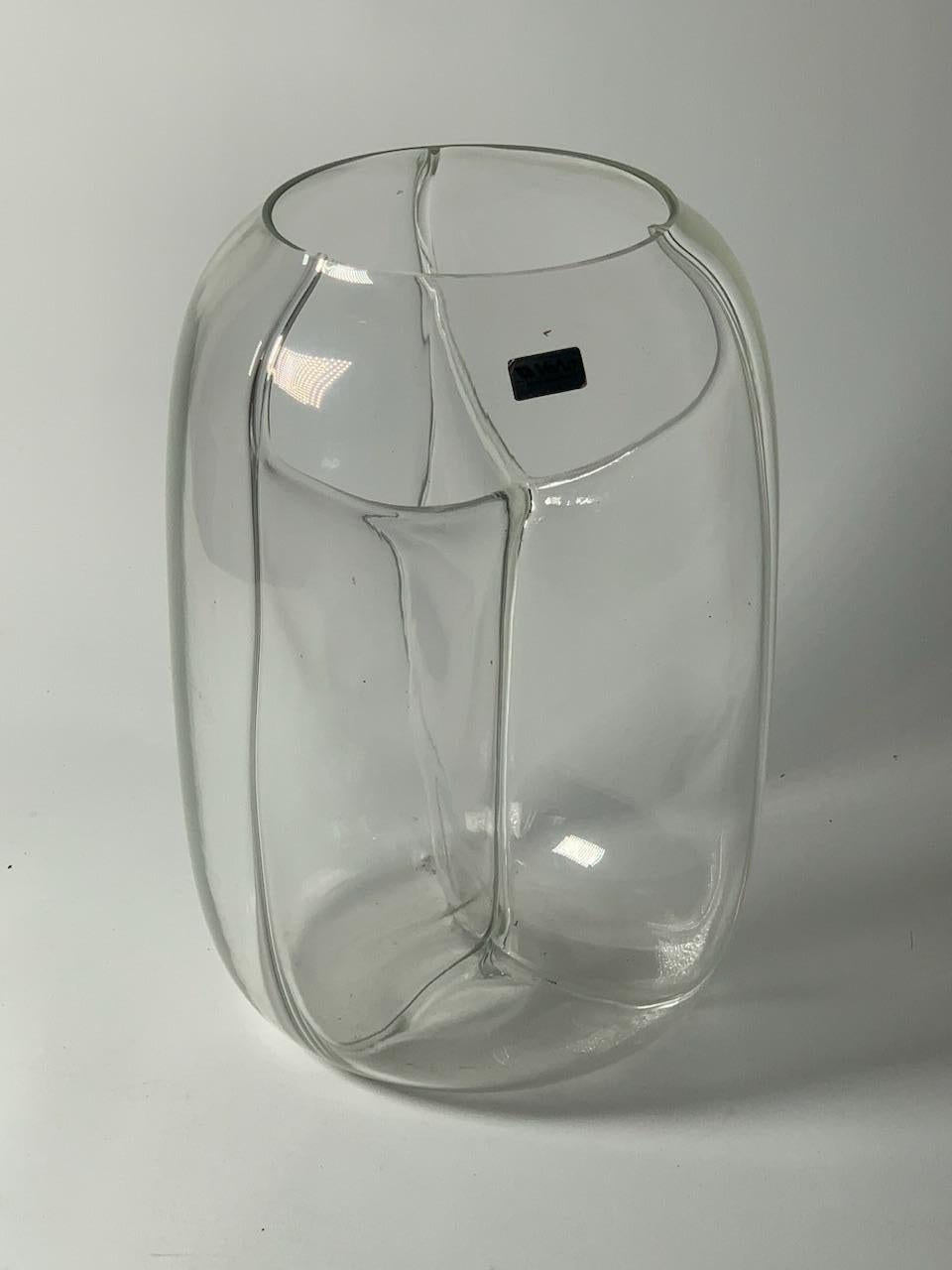 Italian Murano Glass Vase Membrane Model by Toni Zuccheri for VeArt For Sale 2