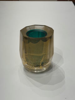 Italian Murano Glass Vase Molato Model by Afra e Tobia Scarpa for Veart