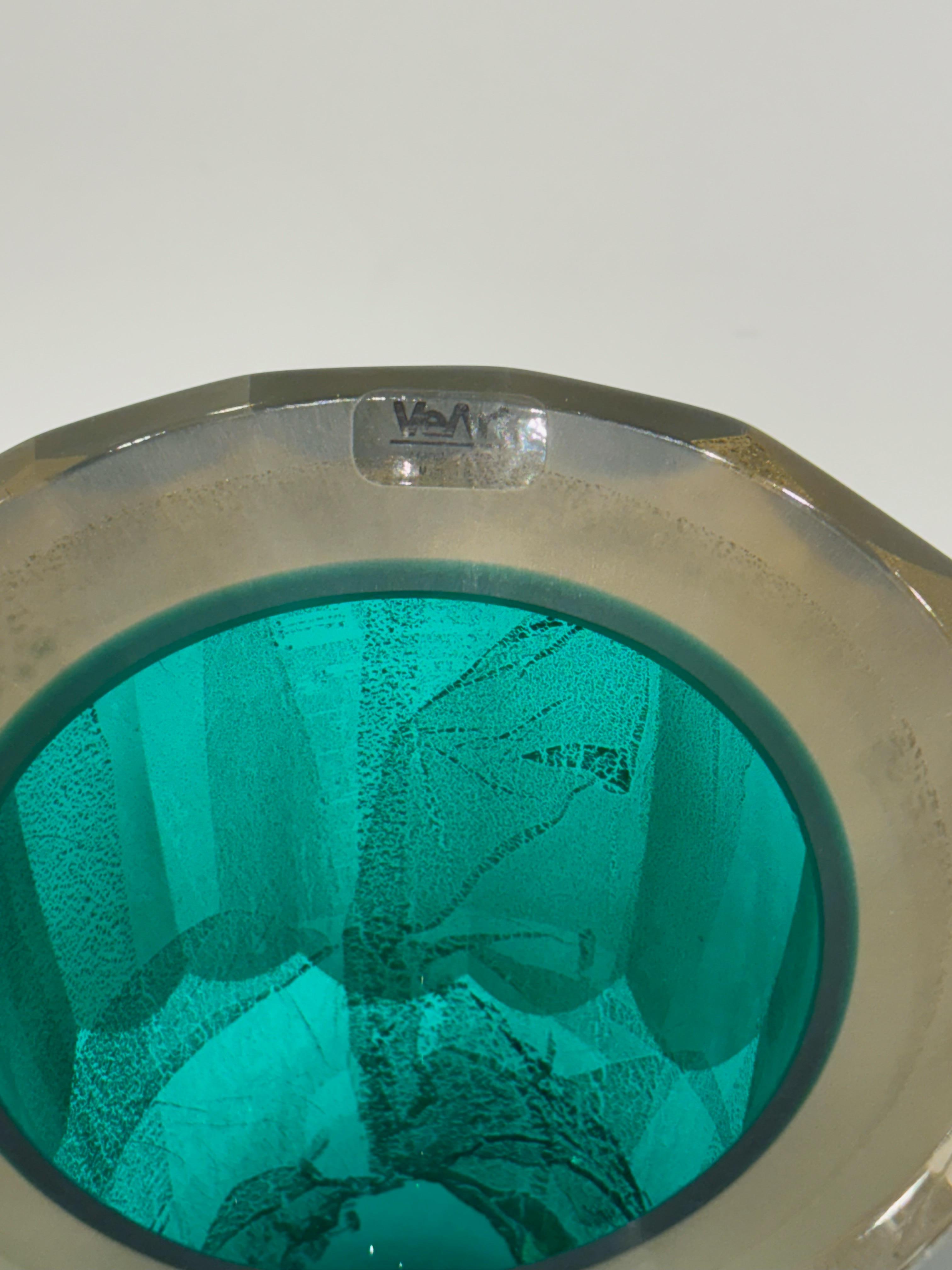 Vaso italiano in vetro di Murano Modello Molato di Afra & Tobia Scarpa per VeArt In condizioni ottime in vendita a Milan, Italy