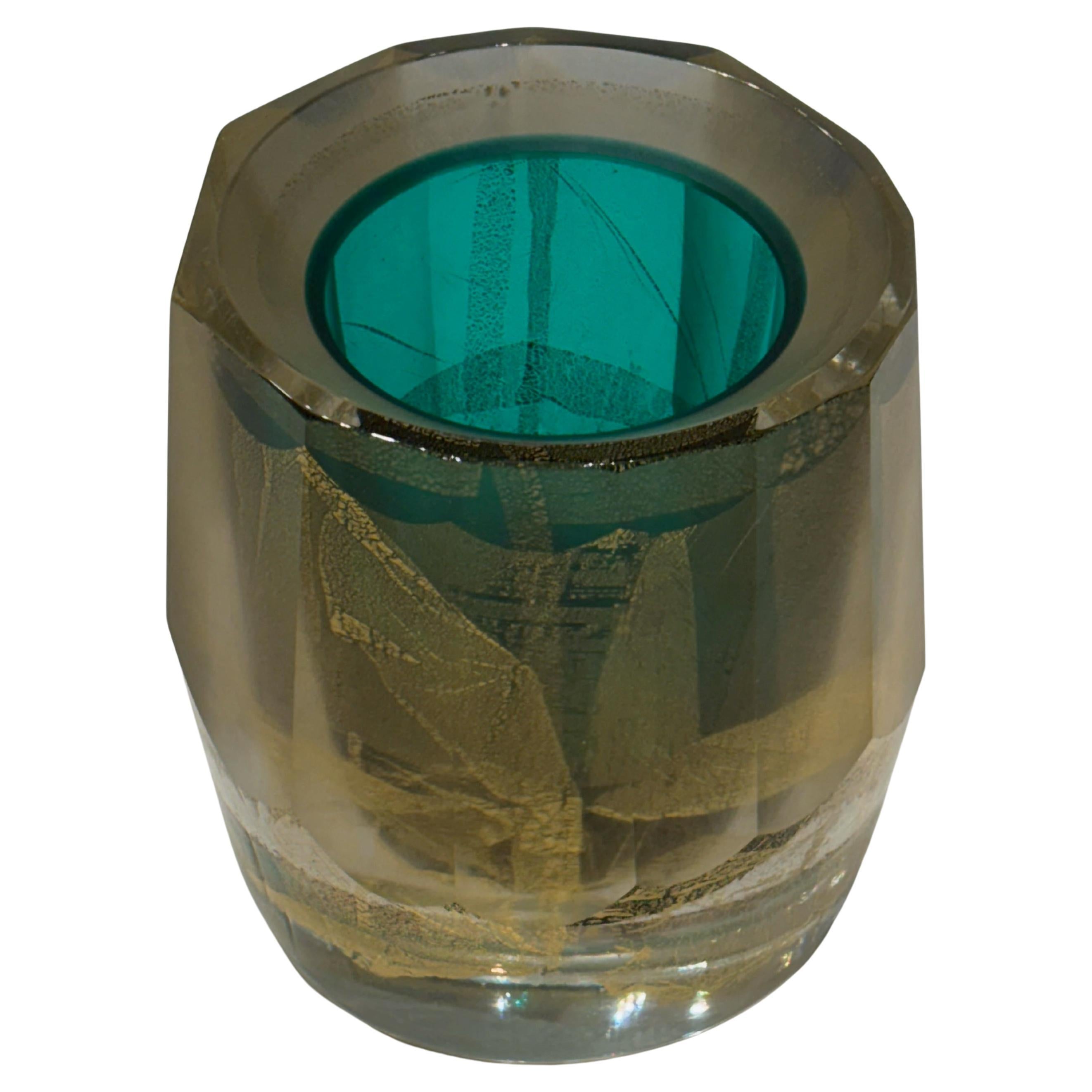 Vase aus italienischem Muranoglas Modell Molato von Afra & Tobia Scarpa für VeArt