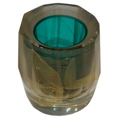 Italian Murano Glass Vase Molato Model by Afra e Tobia Scarpa for Veart