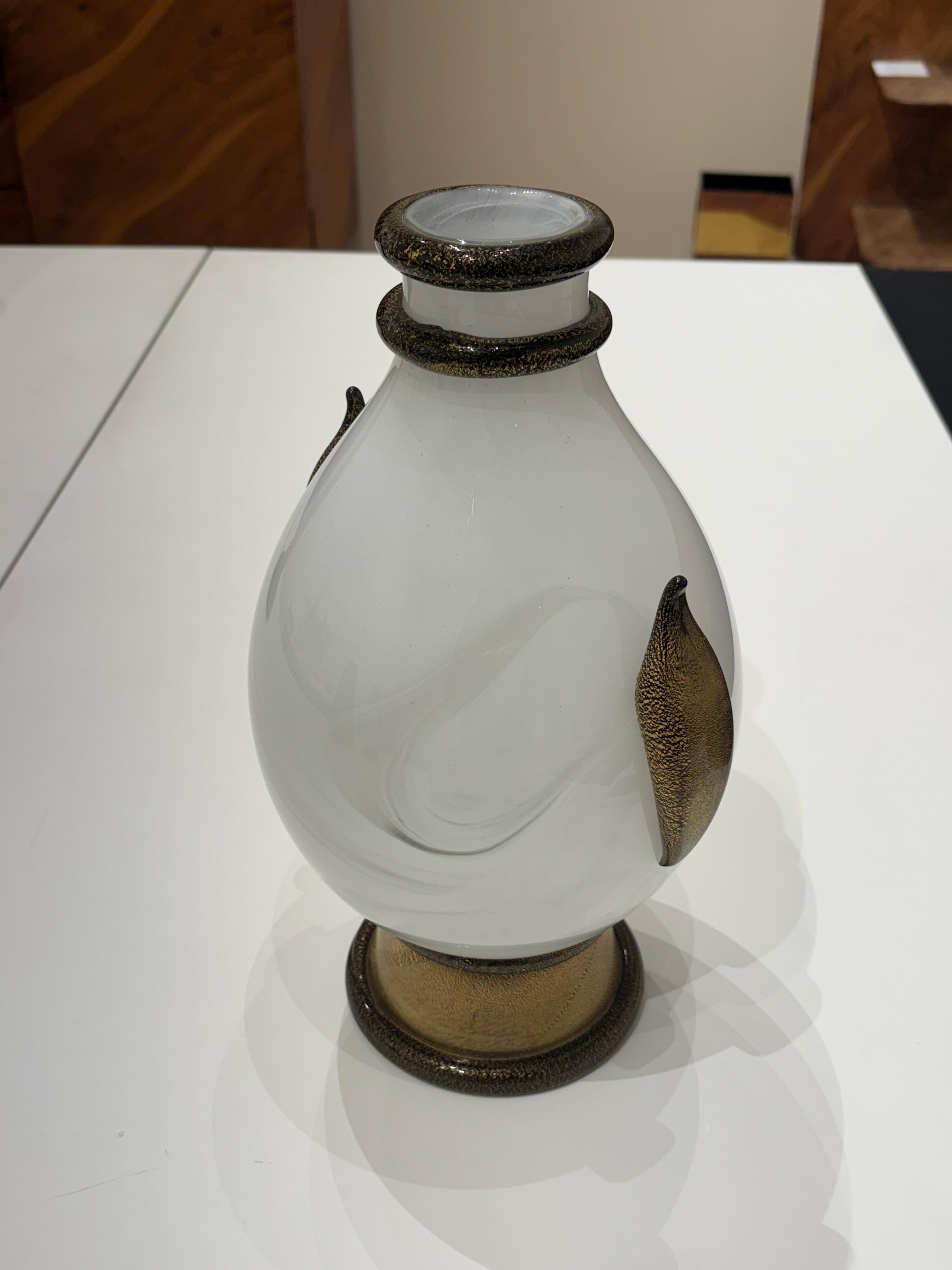 Moderno Vaso italiano in vetro di Murano Modello Primavera di Barovier&Toso in vendita