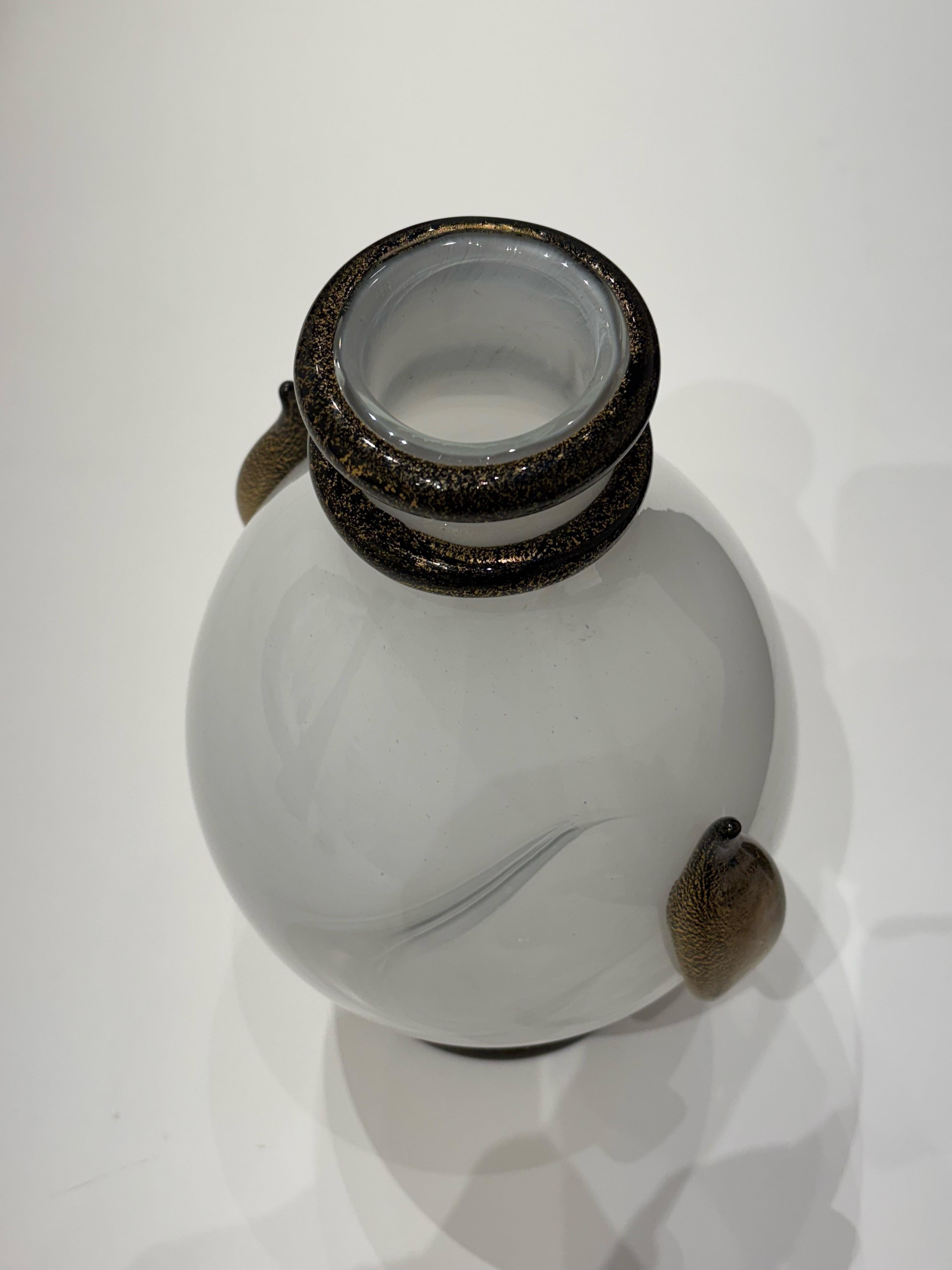 Italiano Vaso italiano in vetro di Murano Modello Primavera di Barovier&Toso in vendita