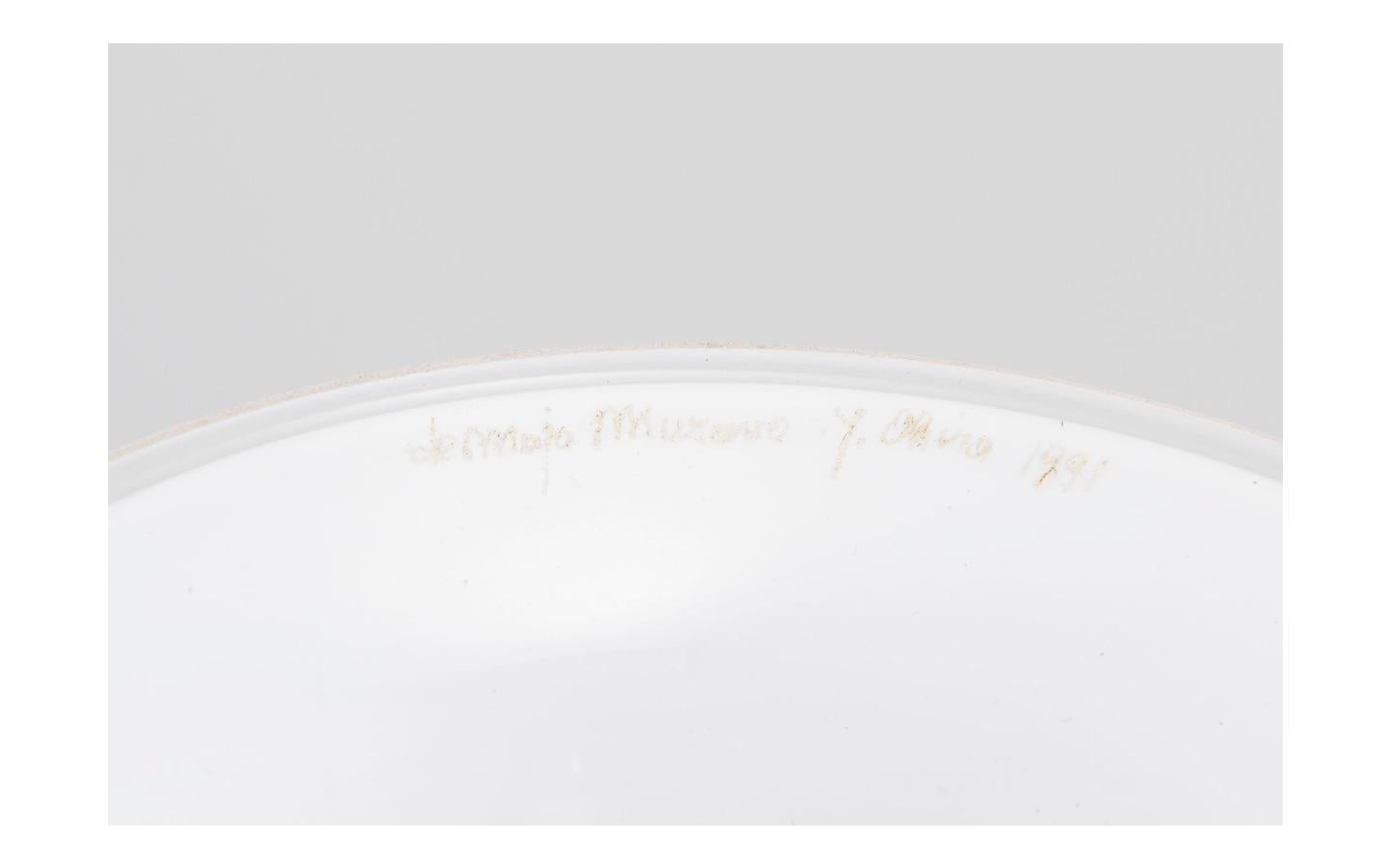 Italian Murano Glass Vase Rondò Series by Yoichi Ohira for De Majo In Excellent Condition In Milan, Italy