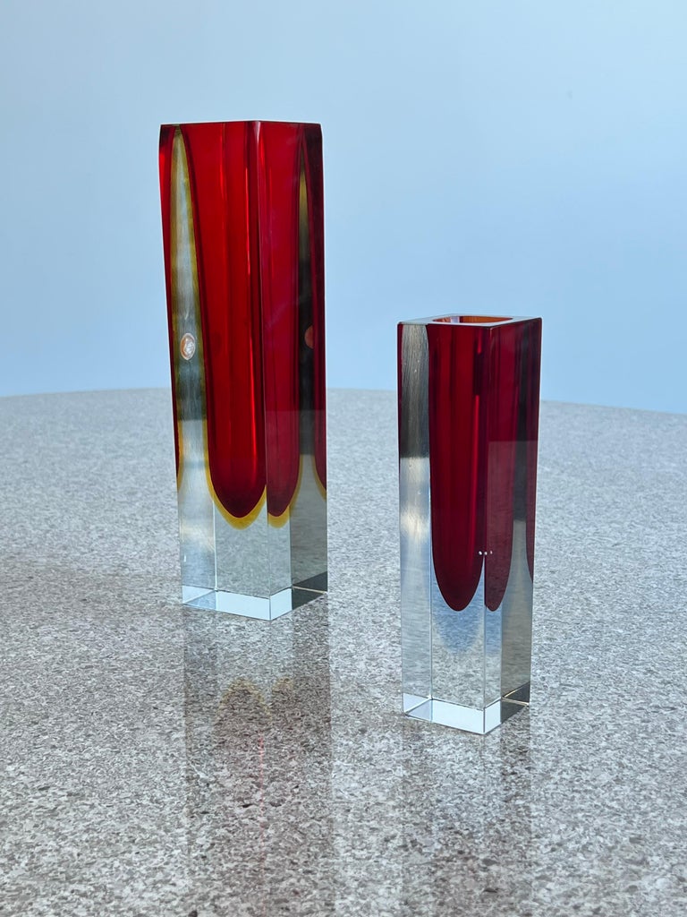 Italian Murano Glass Vases For Sale at 1stDibs