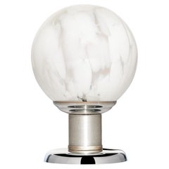 Italian Murano Glass Vintage Globe Lamp by Mazzega