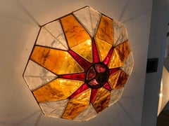 Italian Murano Glass Wall Lamp by Longobard