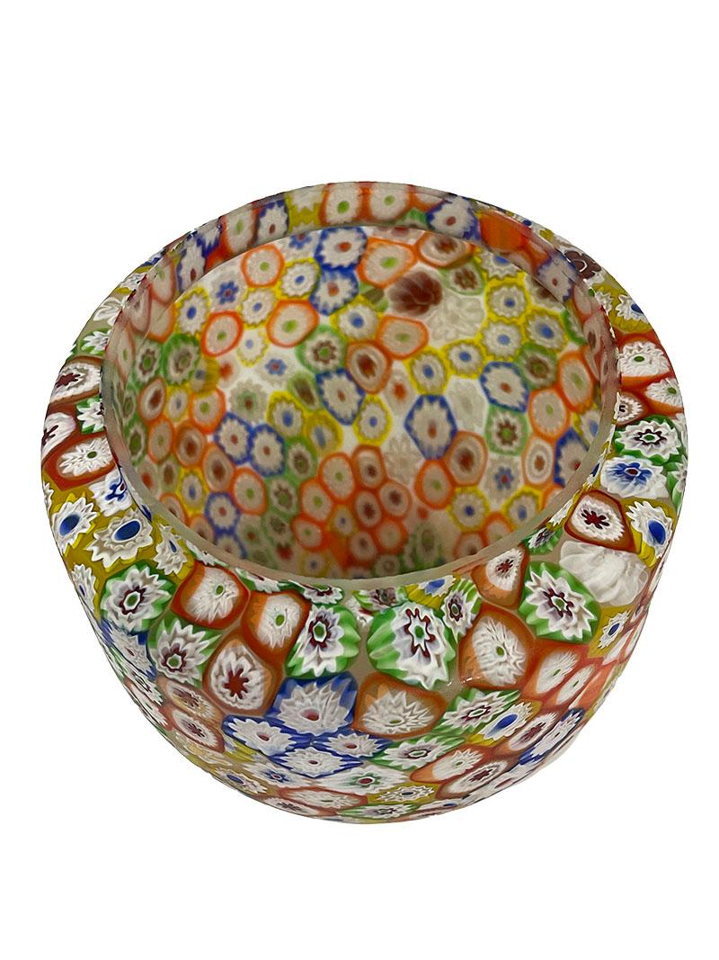 Italian Murano handblown glass Millefiori table lamp, 1960s 2