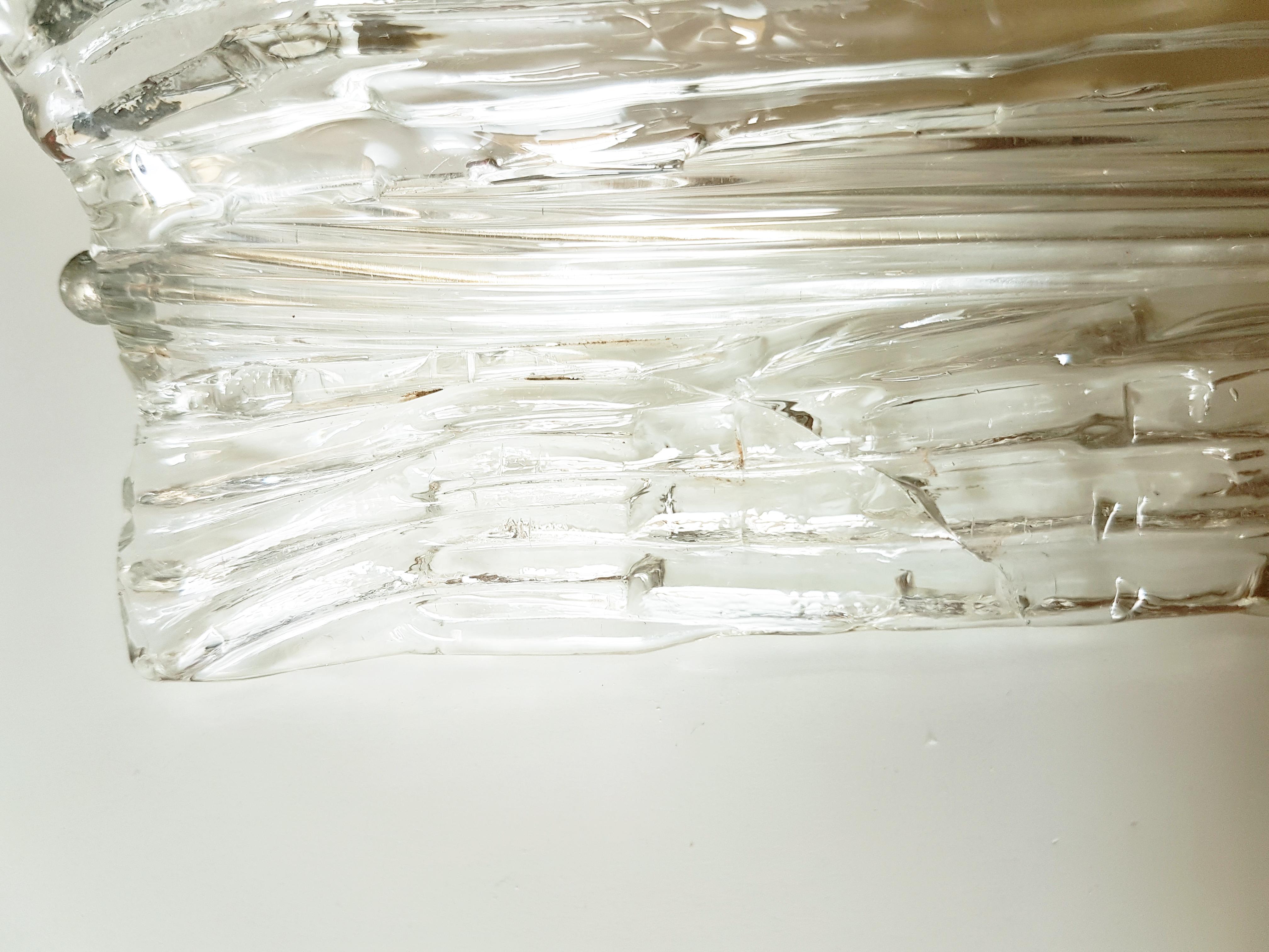 Italian Murano Handmade Glass Chandelier by Toni Zuccheri for Venini, 1960s For Sale 5