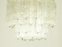Italian Murano Handmade Glass Chandelier by Toni Zuccheri for Venini, 1960s