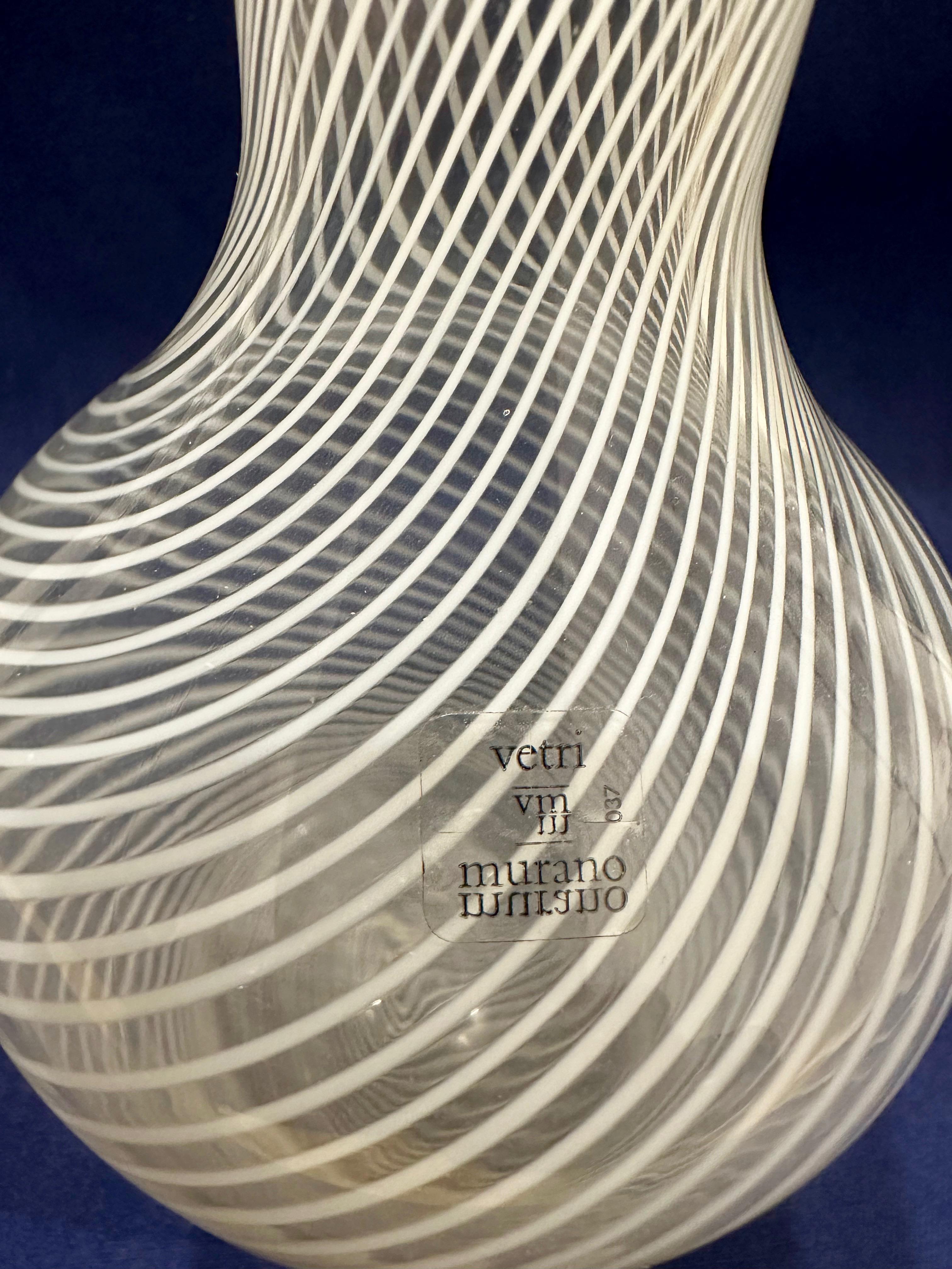 Caraffa italiana di Murano (Label VM 037) 