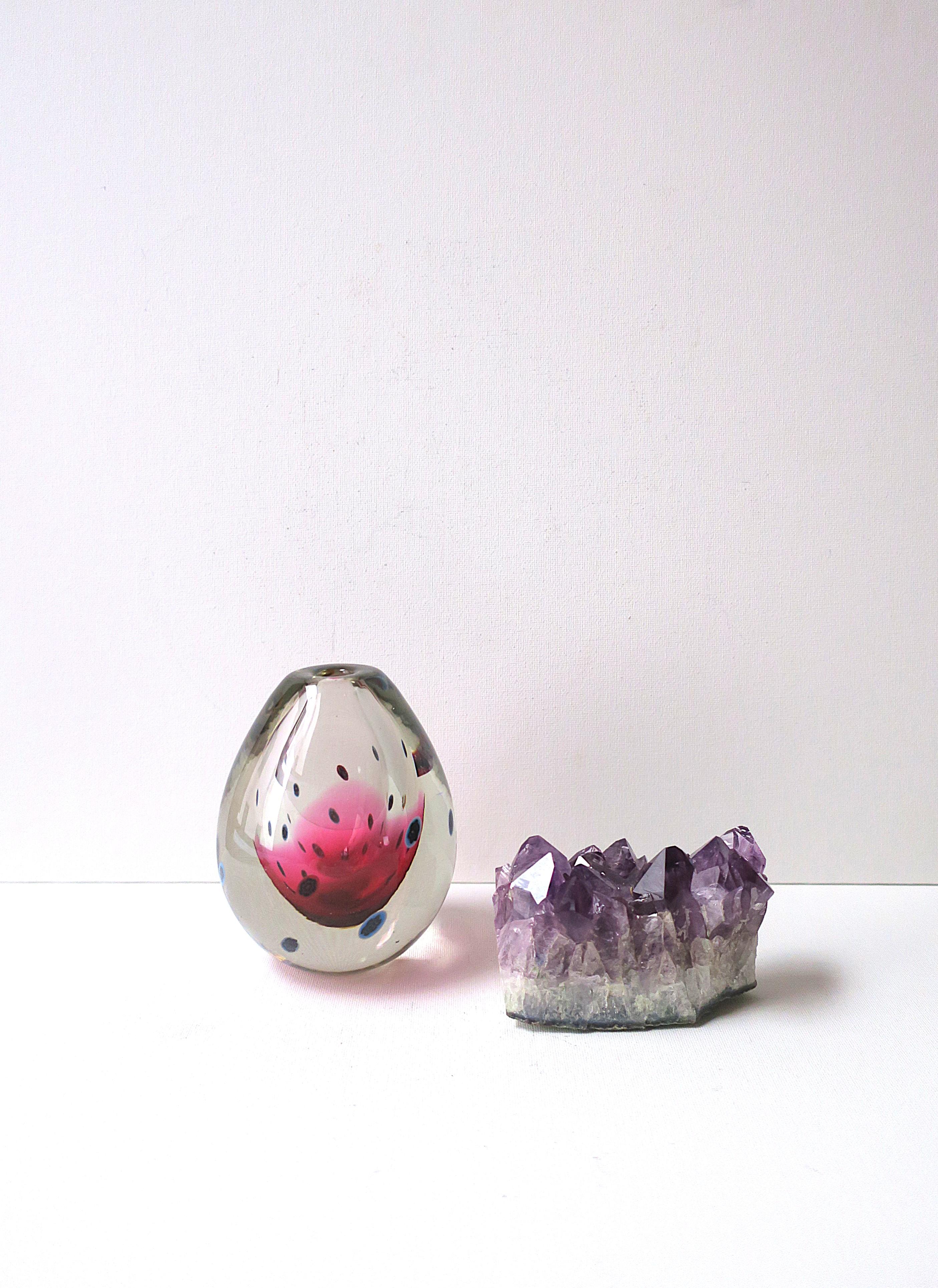 Italian Murano Millefiori Vase For Sale 2