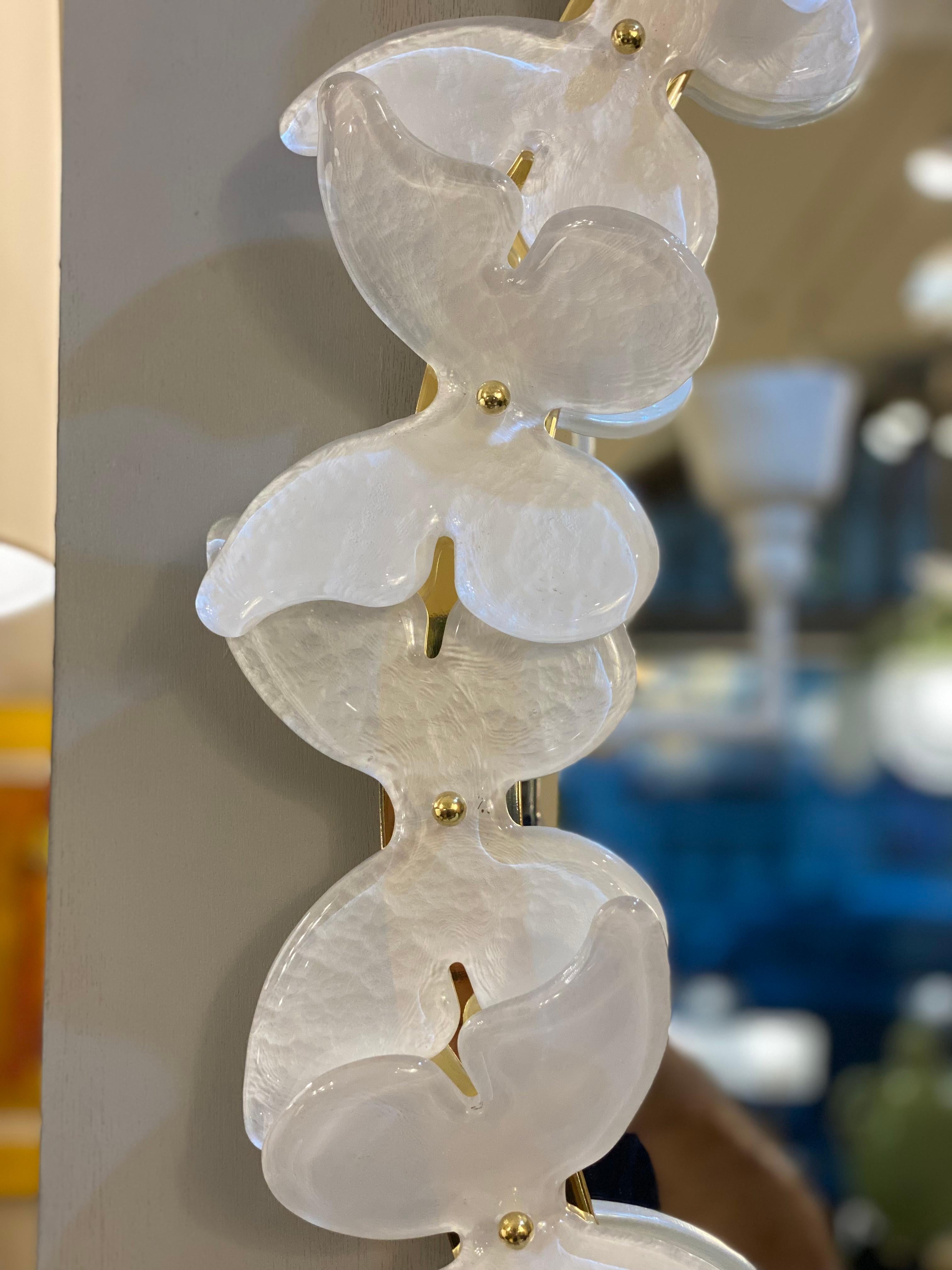 Aesthetic Movement Italian Murano Mirror, Butterflies