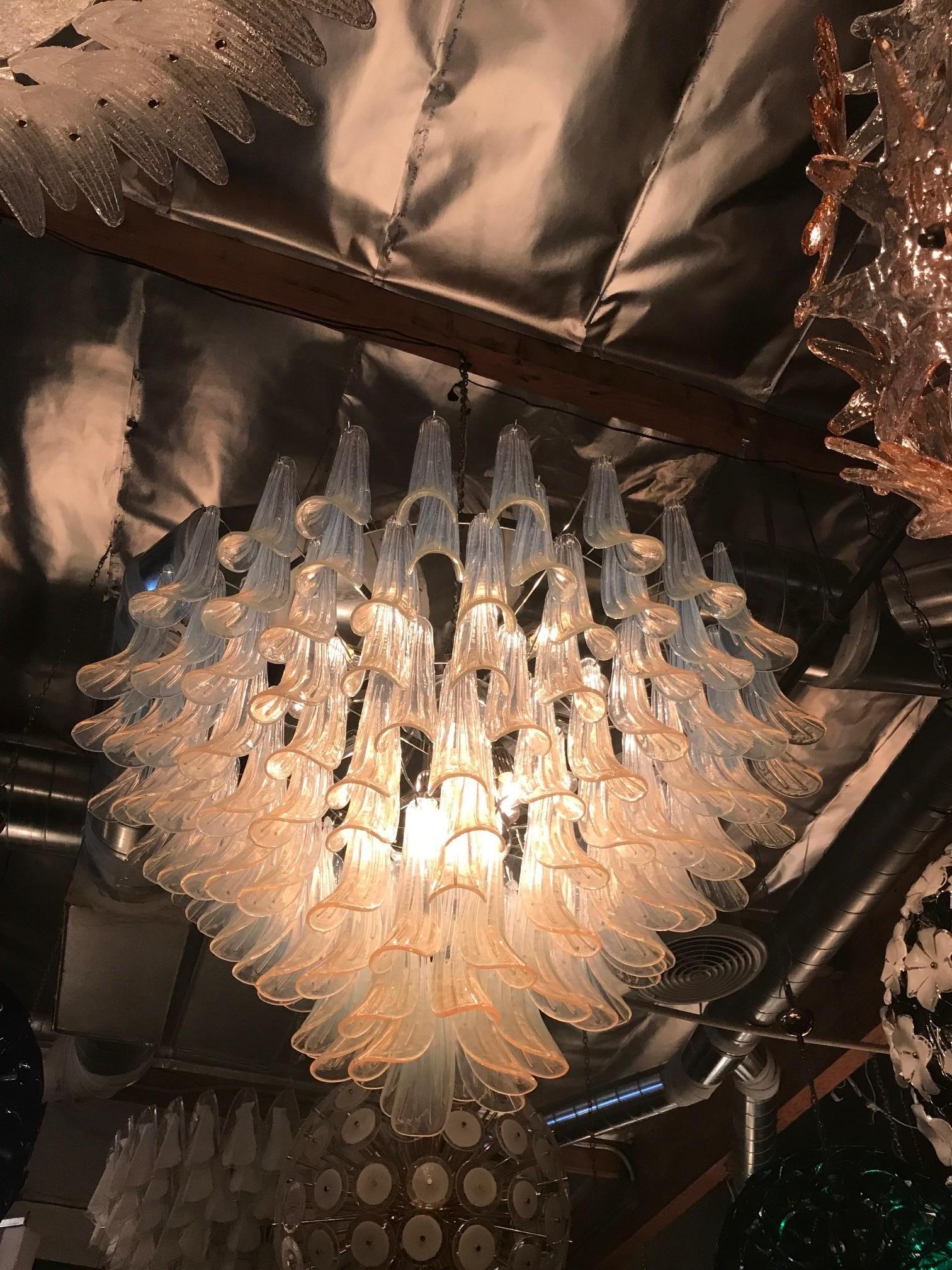 Mid-Century Modern Selle Chandelier by Fabio Ltd