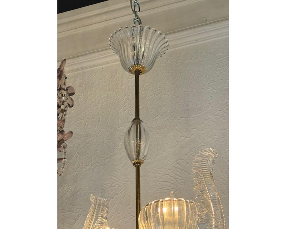 Laiton Pendentif italien Murano Barovier&Toso en vente