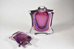 Frasco de perfume italiano de Murano de Luigi Onesto