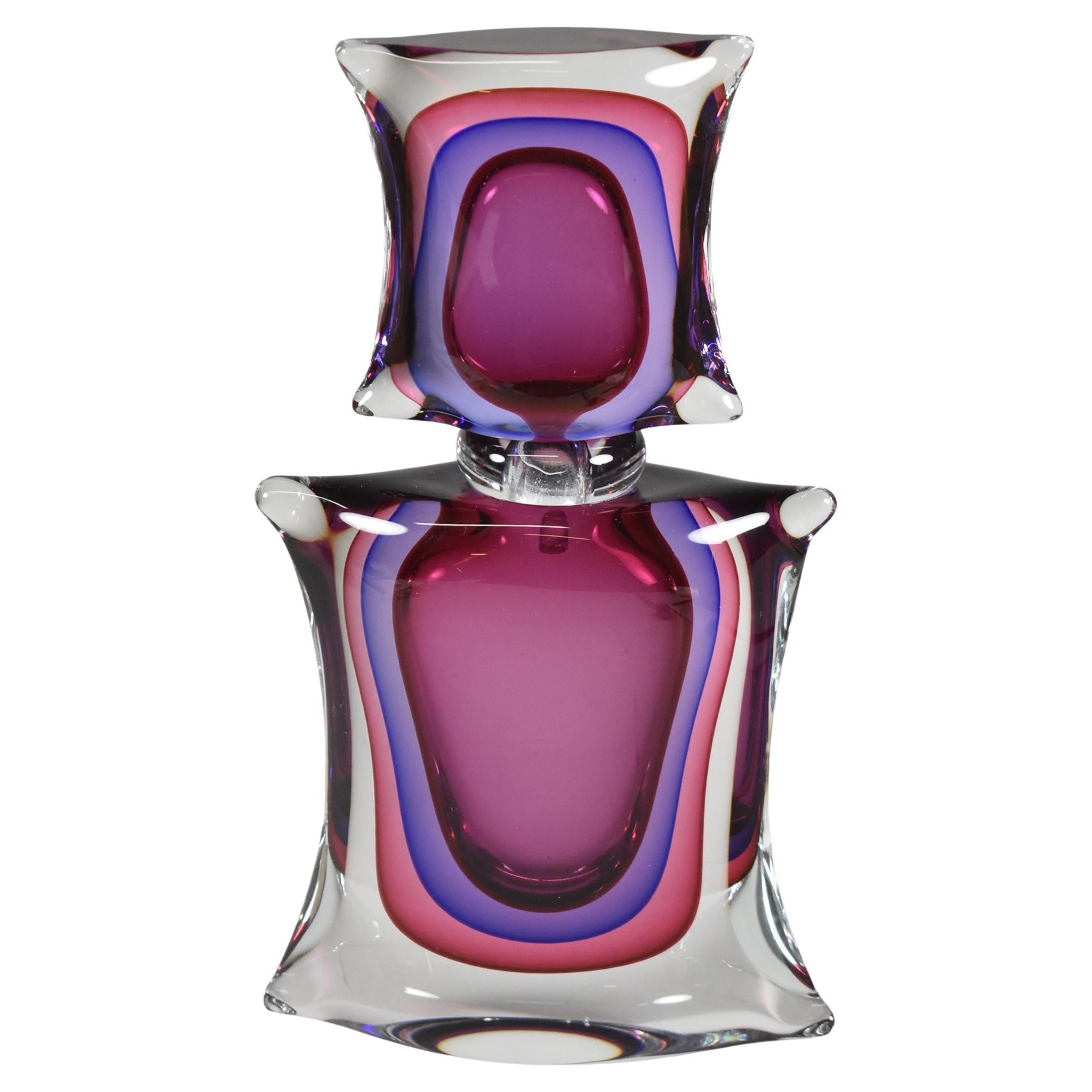 Bottiglia di profumo italiana di Murano di Luigi Onesto