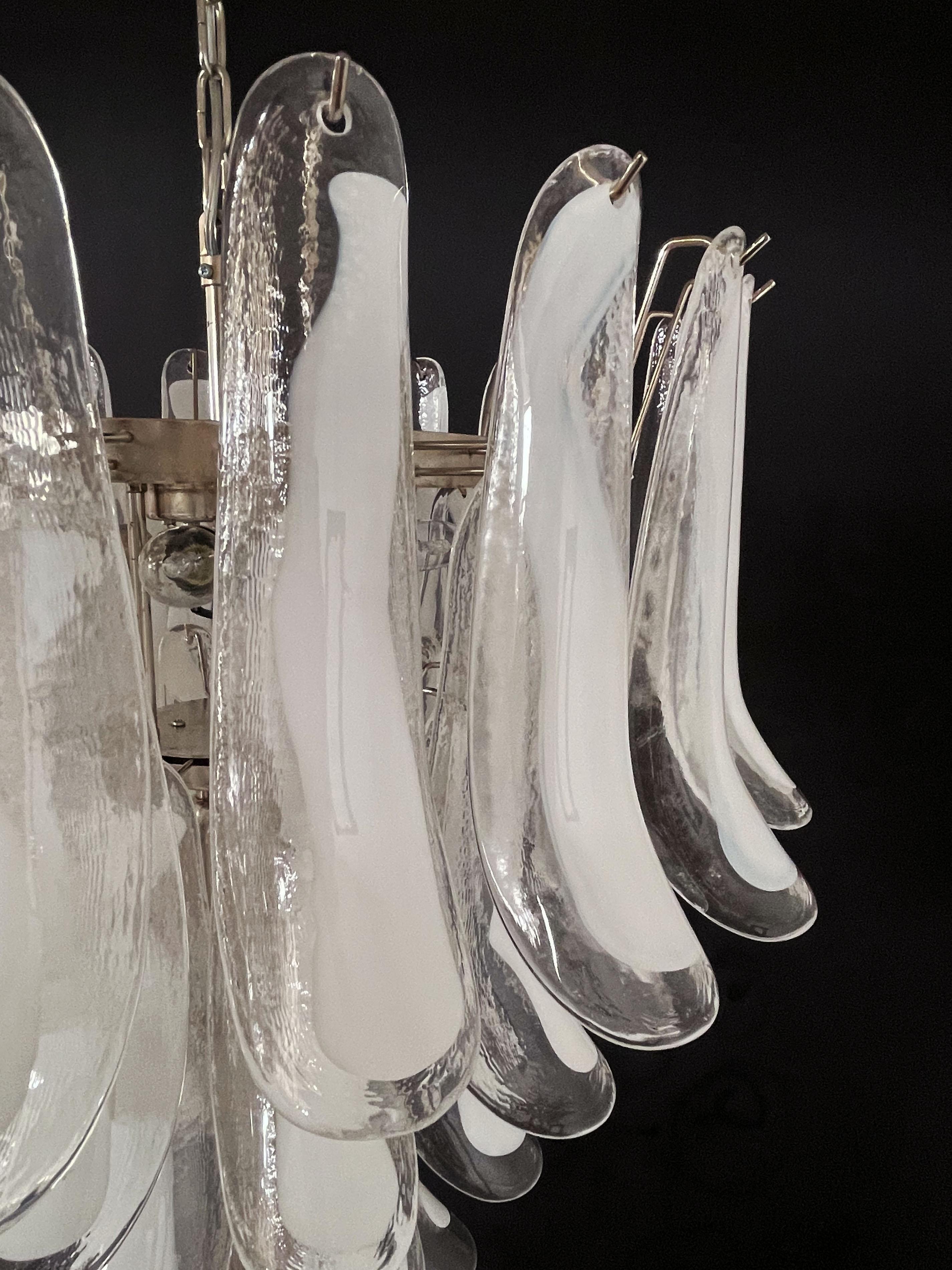 Italian Murano Petals Chandelier, Murano For Sale 5