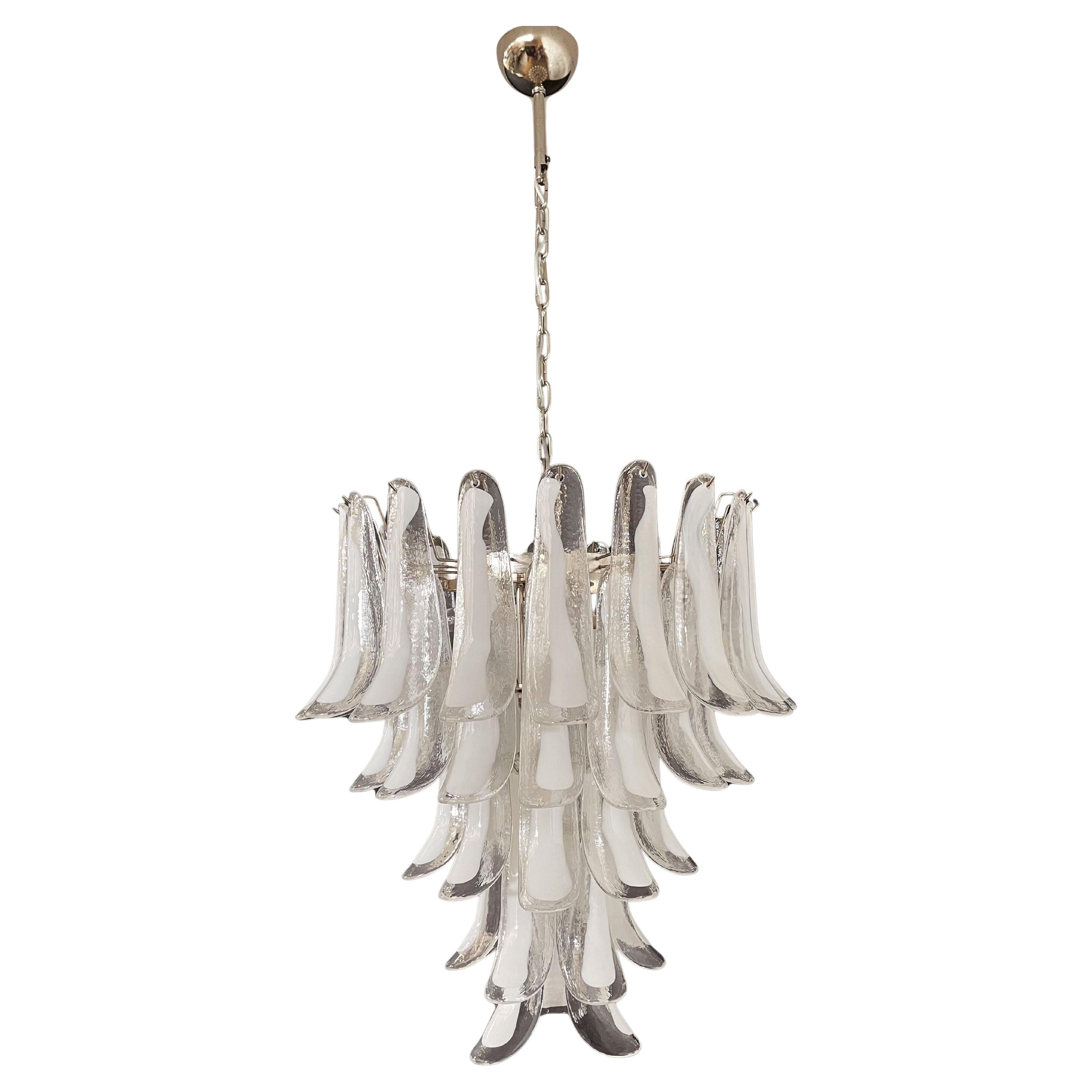 Italian Murano Petals Chandelier, Murano For Sale 1