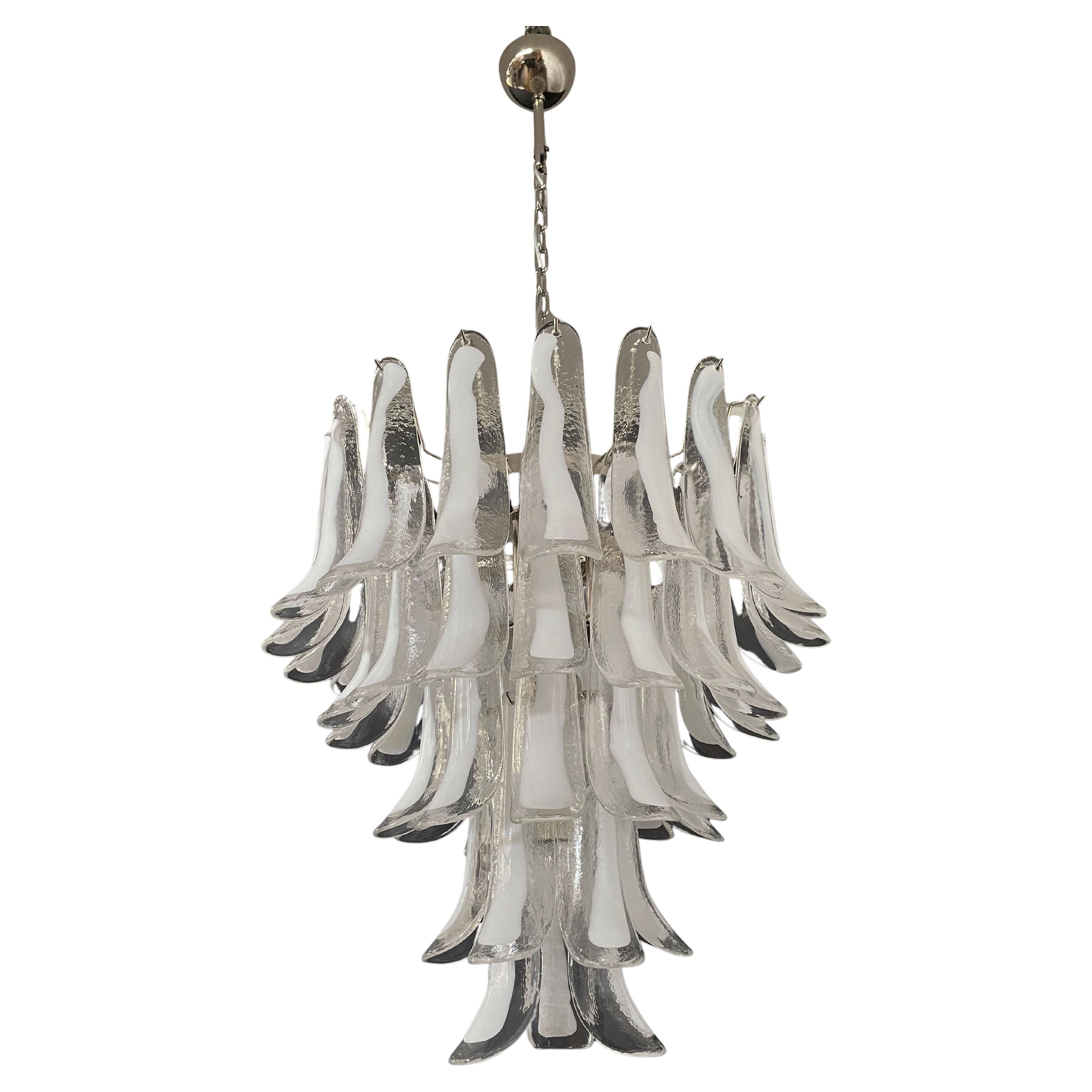Italian Murano Petals Chandelier, Murano For Sale 2