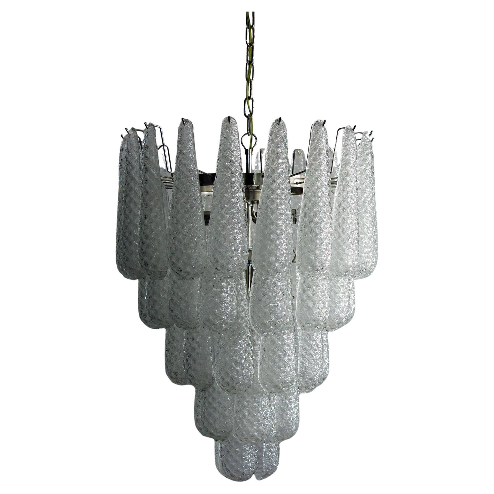 Lampadari italiani a petali di Murano, Murano in vendita 1