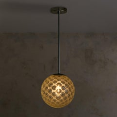 Italian Murano Satin Glass Pendant Light Attributed to Carlo Scarpa, 1935