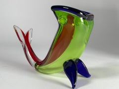 Italian Murano Sculpture by Fulvio Bianconi for Venini